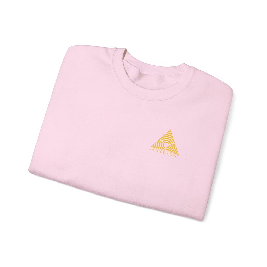 Refuge Point - Blessed Are the Peacemakers Crewneck Sweatshirt (Back Print), Matthew 5:9, First Responder Support Sweatshirt