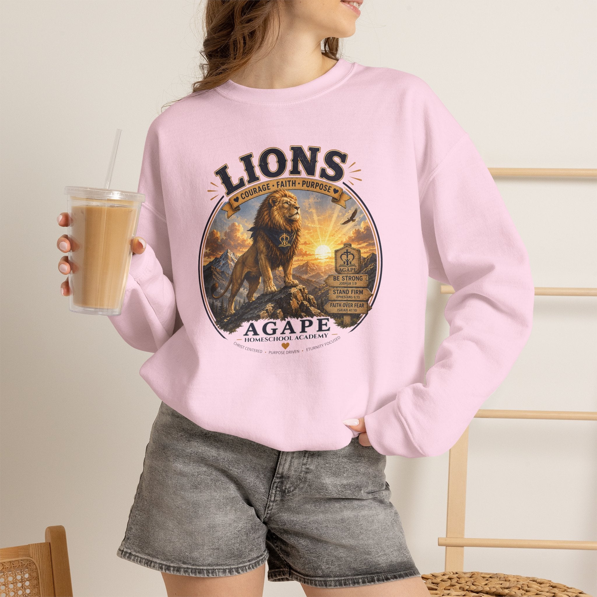 Lions Agape Homeschool Academy Sweatshirt