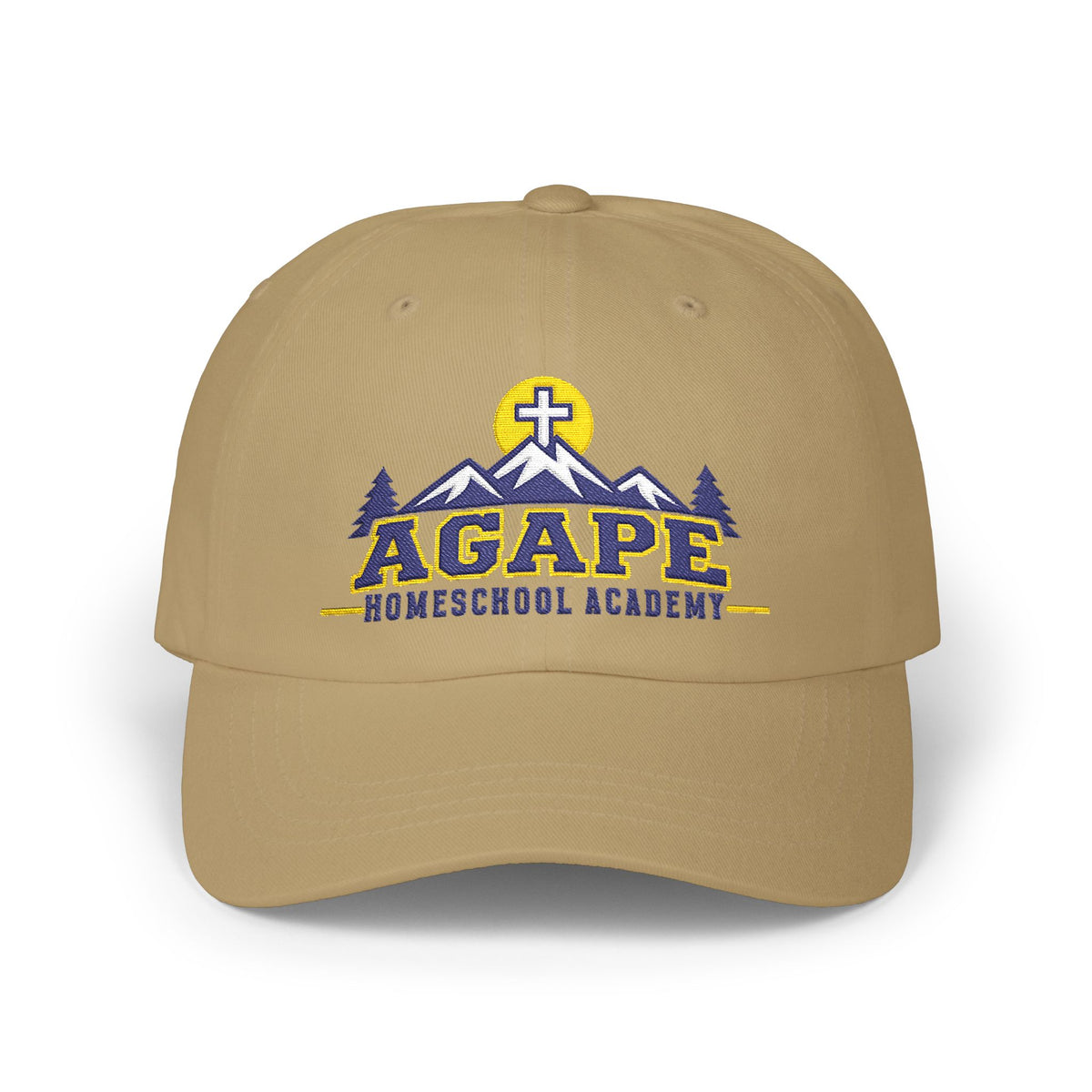 Agape Homeschool Academy Embroidered Mountain Dad Hat