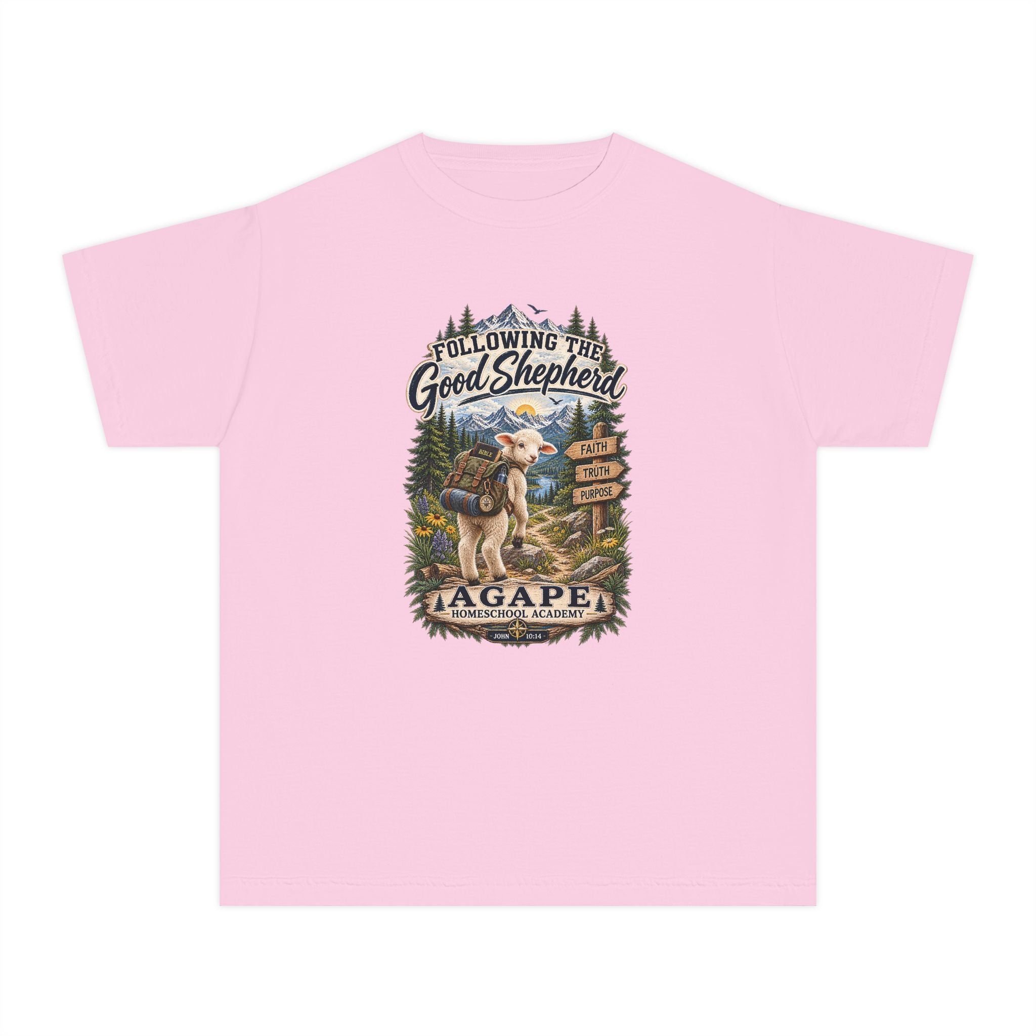 Lambs Agape Homeschool Academy Good Shepherd Tee