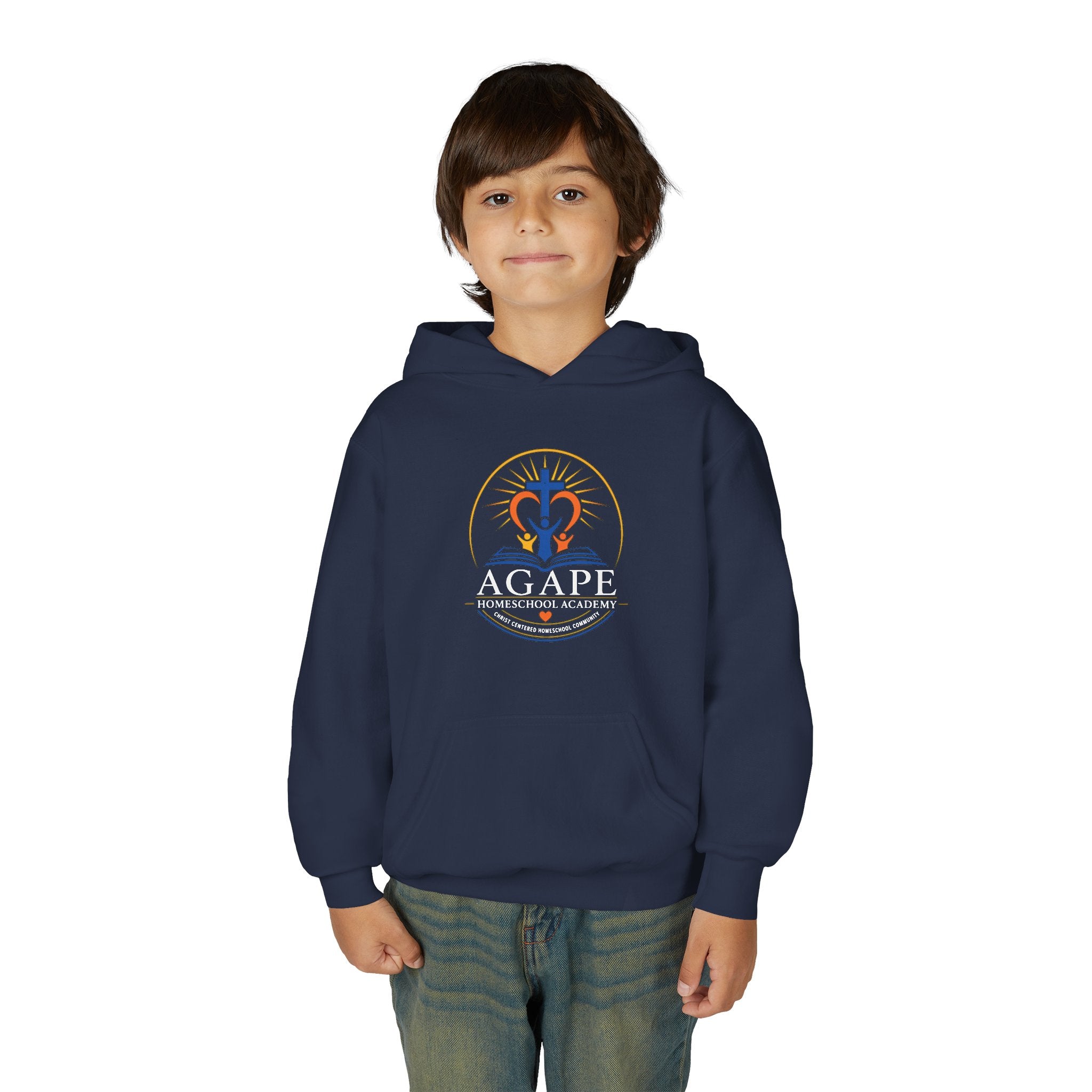 Doves Agape Christian Academy Logo Pullover Hoodie