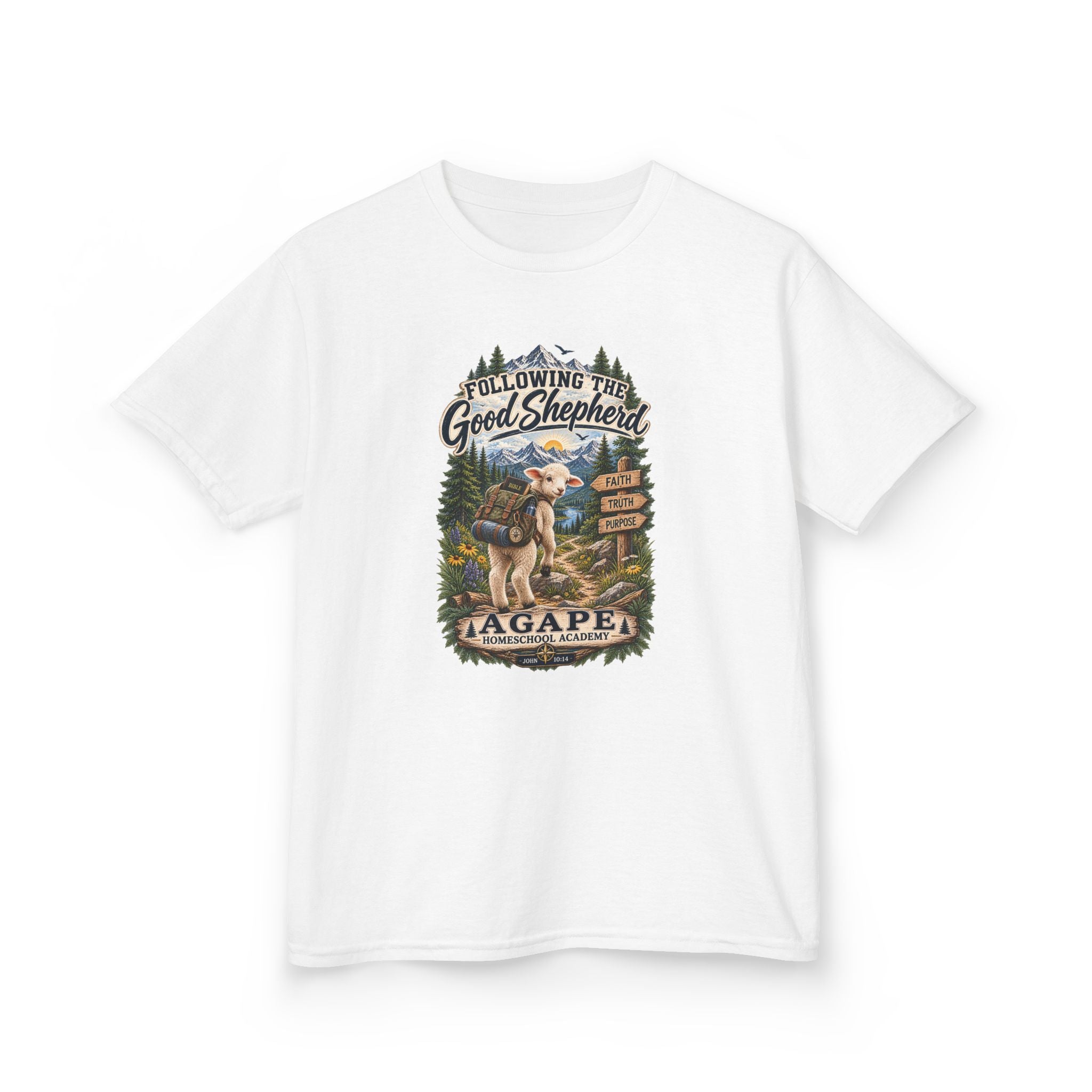 Lambs Agape Homeschool Academy Good Shepherd Tee