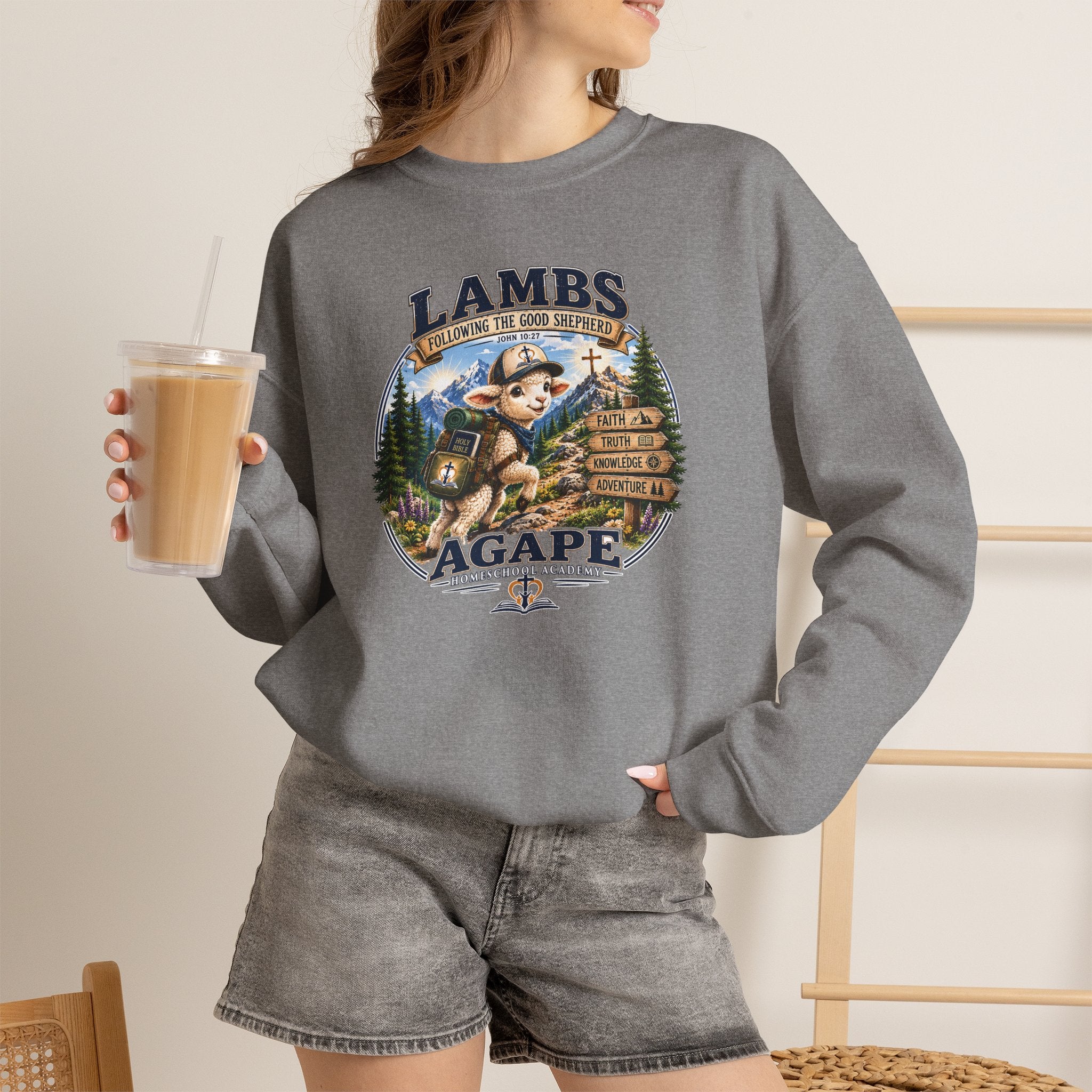 Lambs Agape Homeschool Academy Sweatshirt