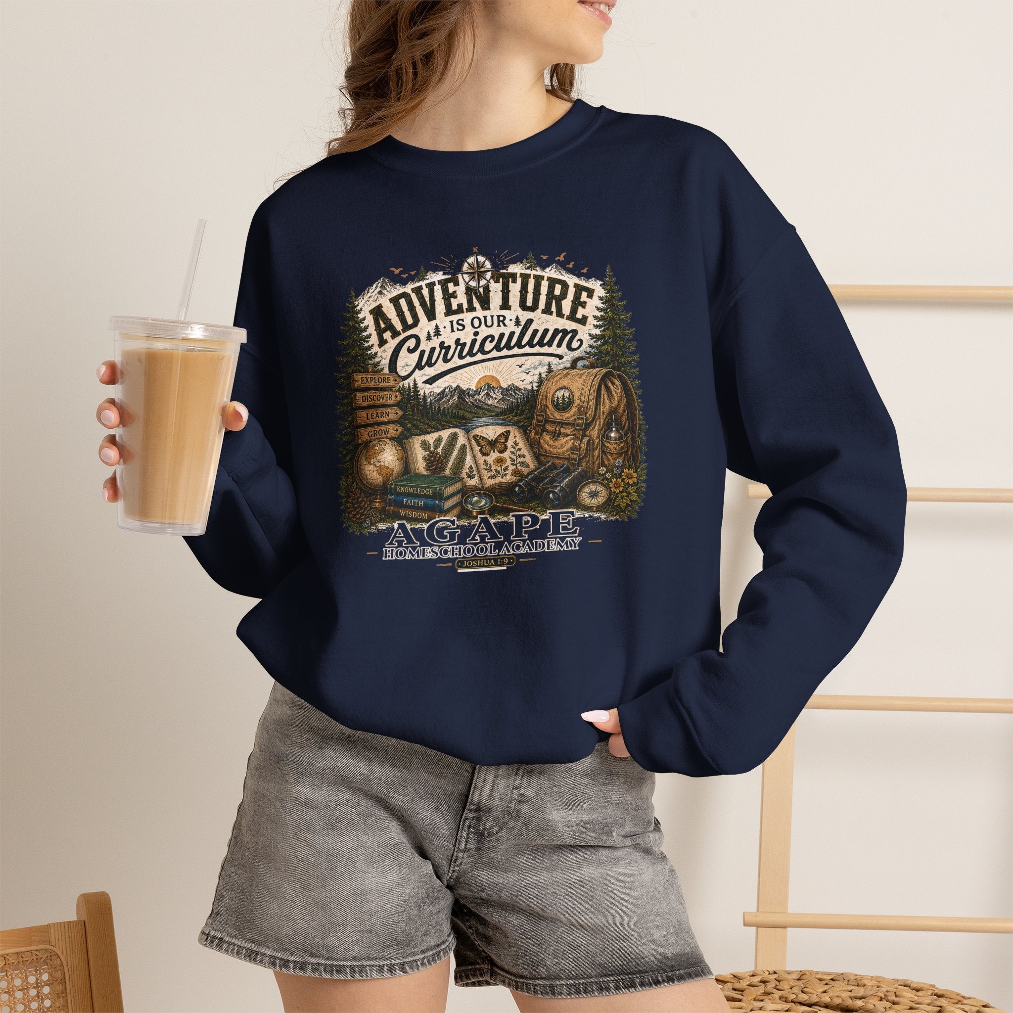 Lions Agape Homeschool Academy Adventure Sweatshirt