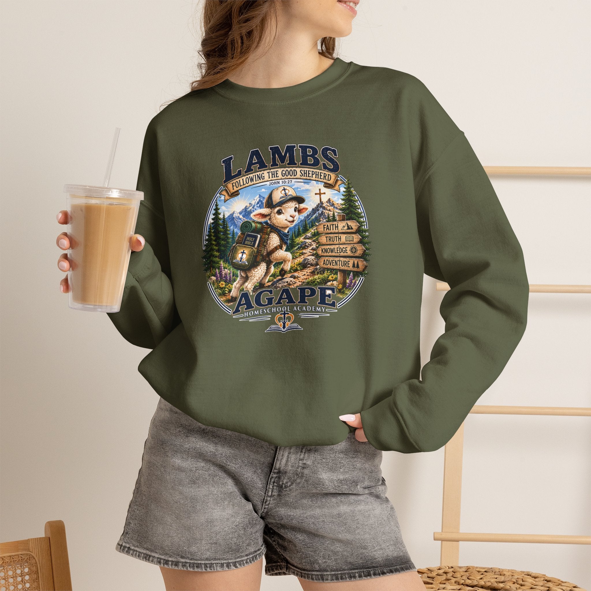Lambs Agape Homeschool Academy Sweatshirt