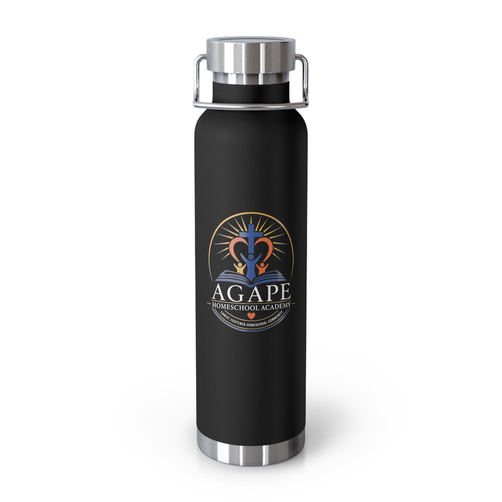 Agape Homeschool Academy Logo 22oz Insulated Water Bottle