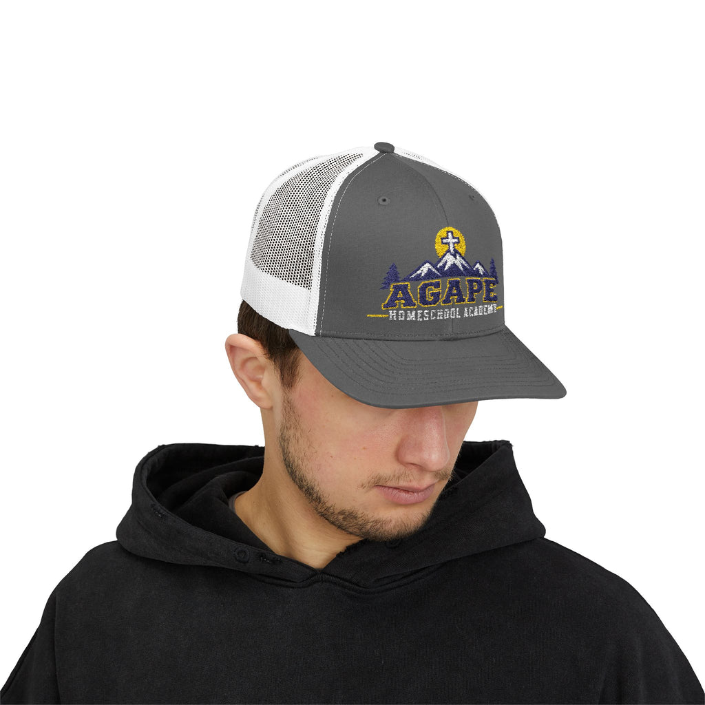 Agape Homeschool Academy Mountain Trucker Hat