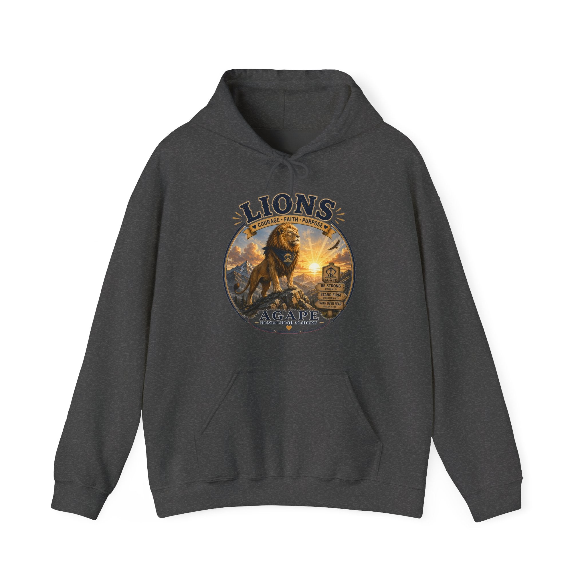 Lions Agape Homeschool Academy Pullover Hoodie