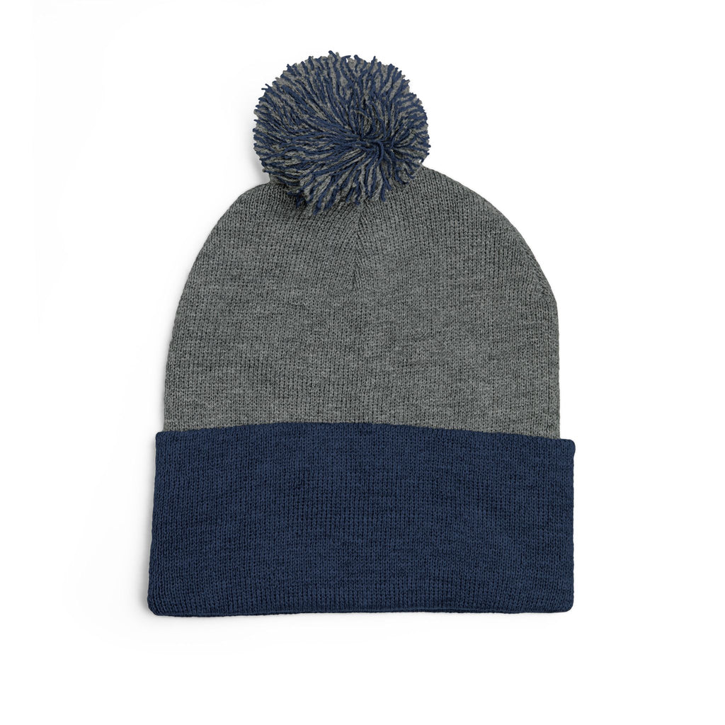 Agape Homeschool Academy Embroidered Pom Pom Beanie (Dark Colors)