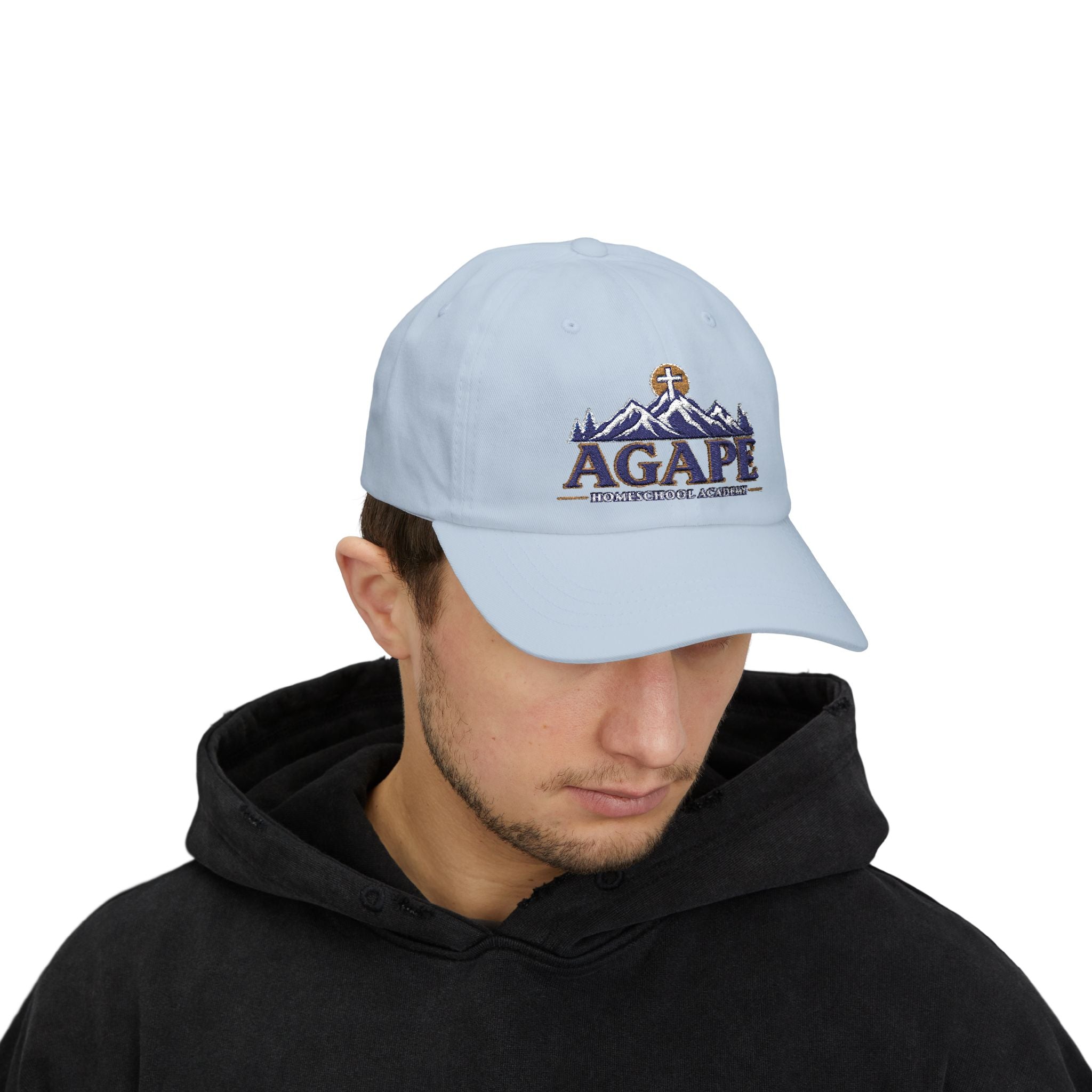 Agape Homeschool Academy Embroidered Mountain Dad Hat