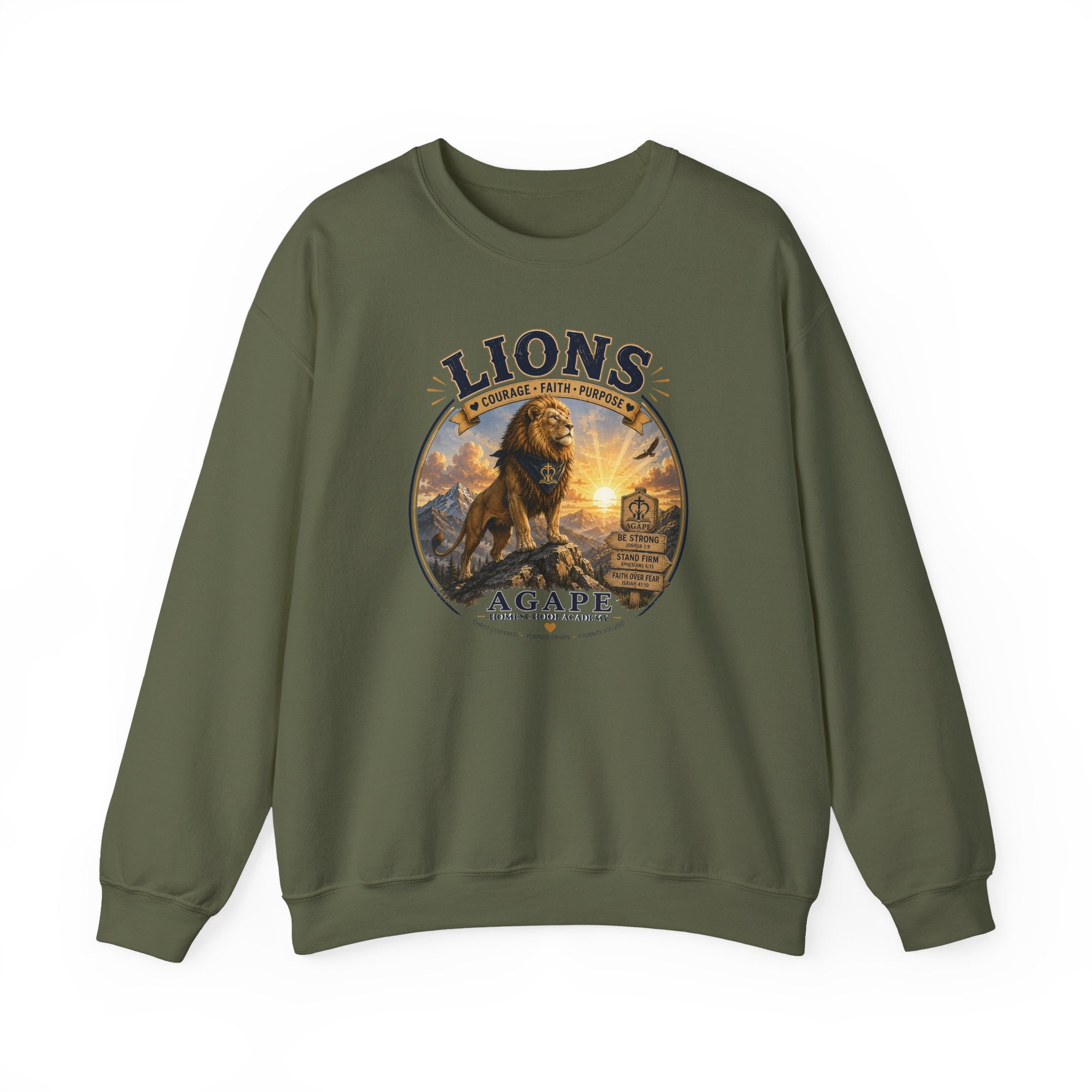 Lions Agape Homeschool Academy Sweatshirt