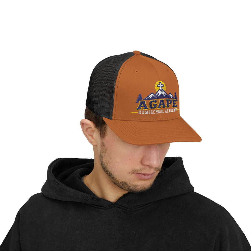 Agape Homeschool Academy Mountain Trucker Hat