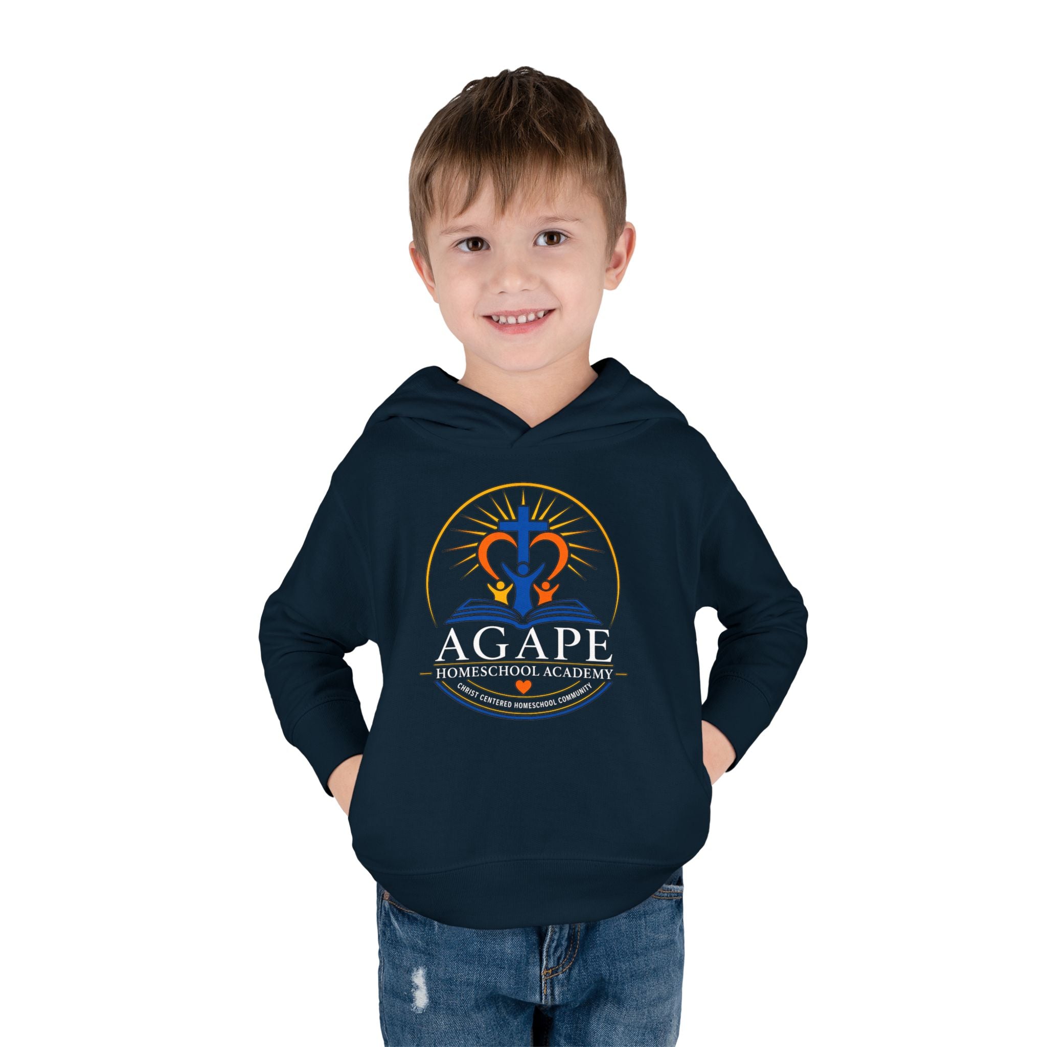 Tots Agape Homeschool Academy Logo Pullover Hoodie