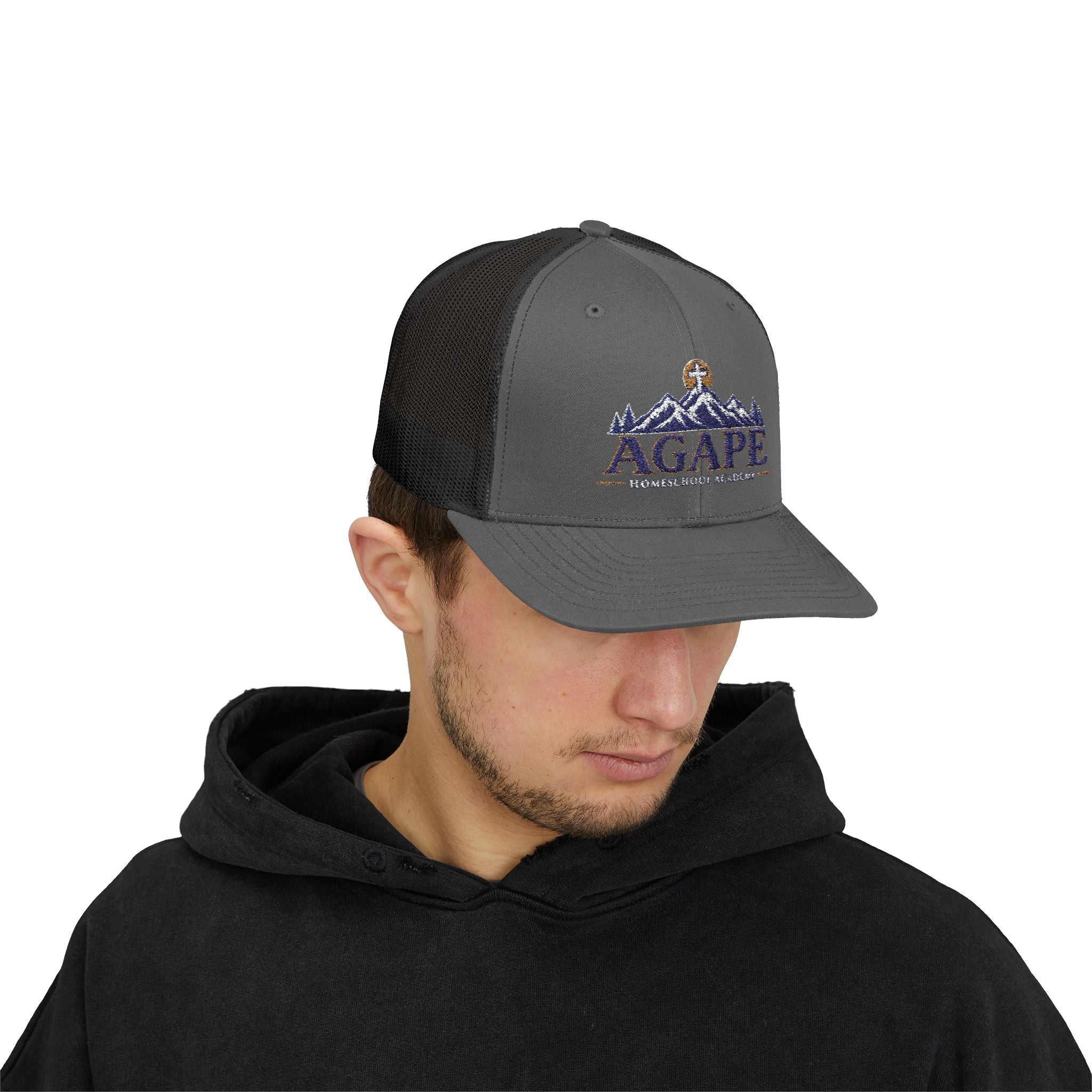Agape Homeschool Academy Mountain Trucker Hat