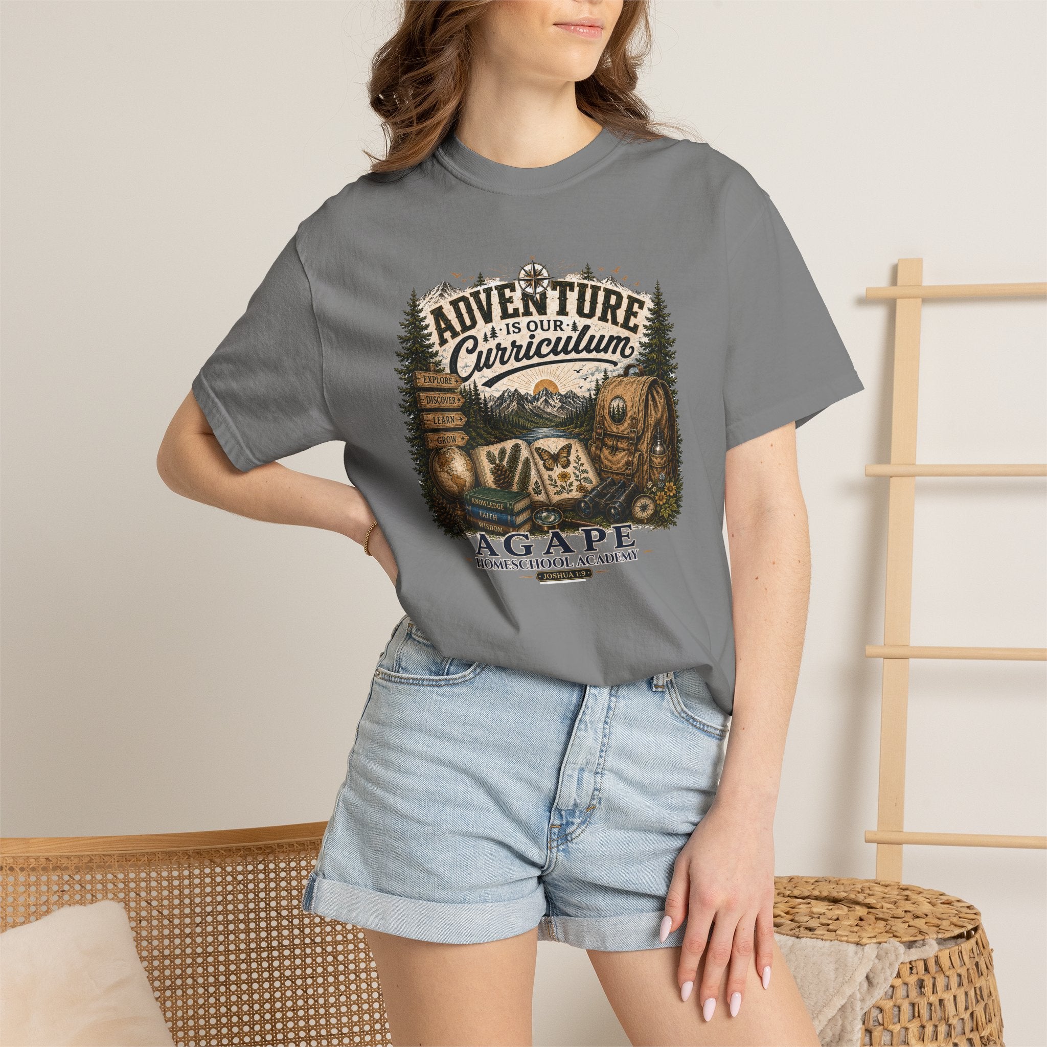 Lions Agape Homeschool Academy Adventure Tee