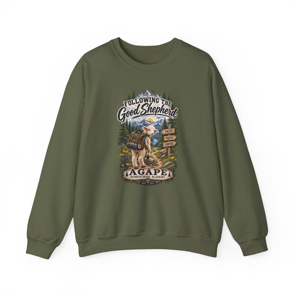 Lambs Agape Homeschool Academy Good Shepherd Sweatshirt