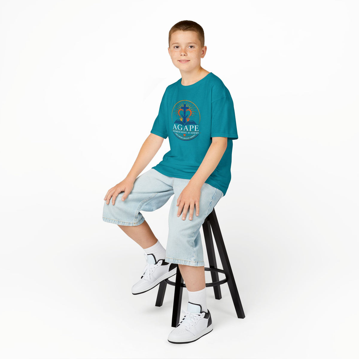 Lambs Agape Homeschool Academy Logo Tee