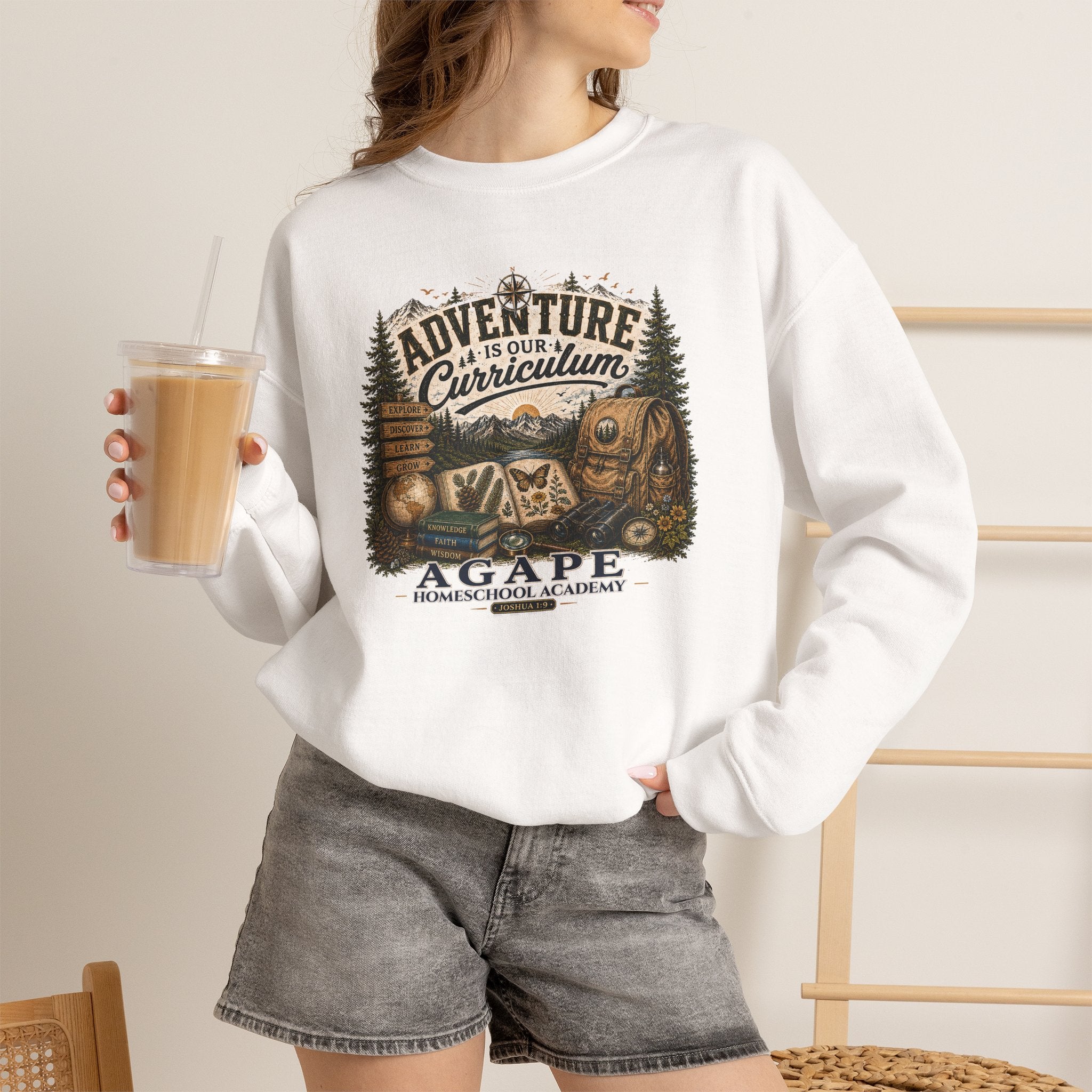 Lions Agape Homeschool Academy Adventure Sweatshirt
