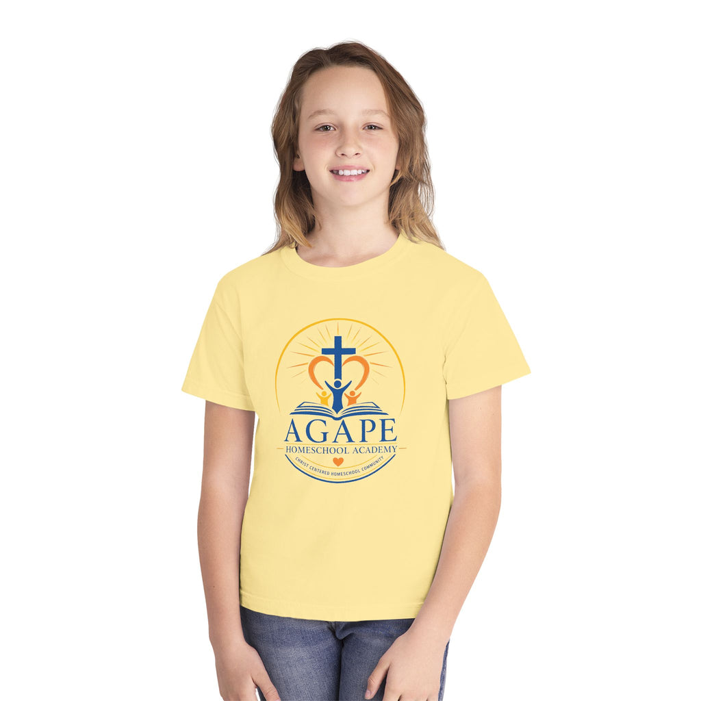 Agape Homeschool Academy  - Lambs Logo Short Sleeve T-Shirt