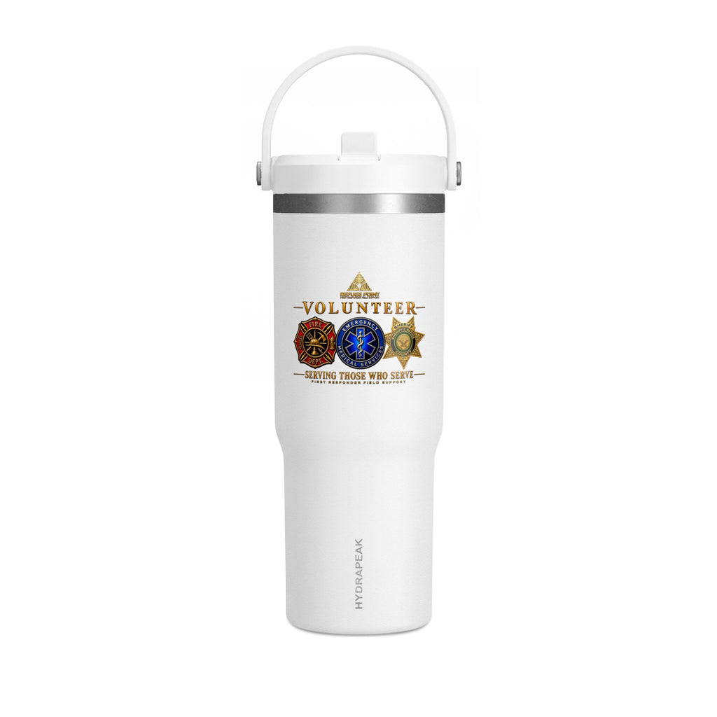 Refuge Point - Volunteer 32oz HydraPeak Nomad Tumbler, First Responder Insulated Travel Cup