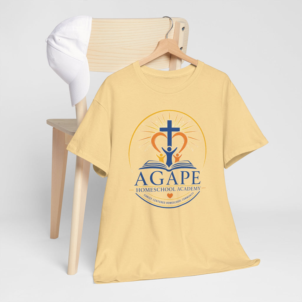 Adult Agape Homeschool Academy Logo Tee