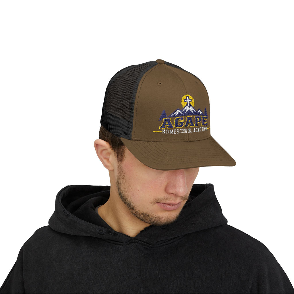 Agape Homeschool Academy Mountain Trucker Hat