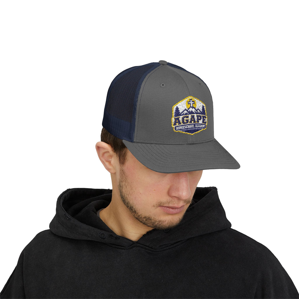 Copy of Agape Homeschool Academy Badge Trucker Hat