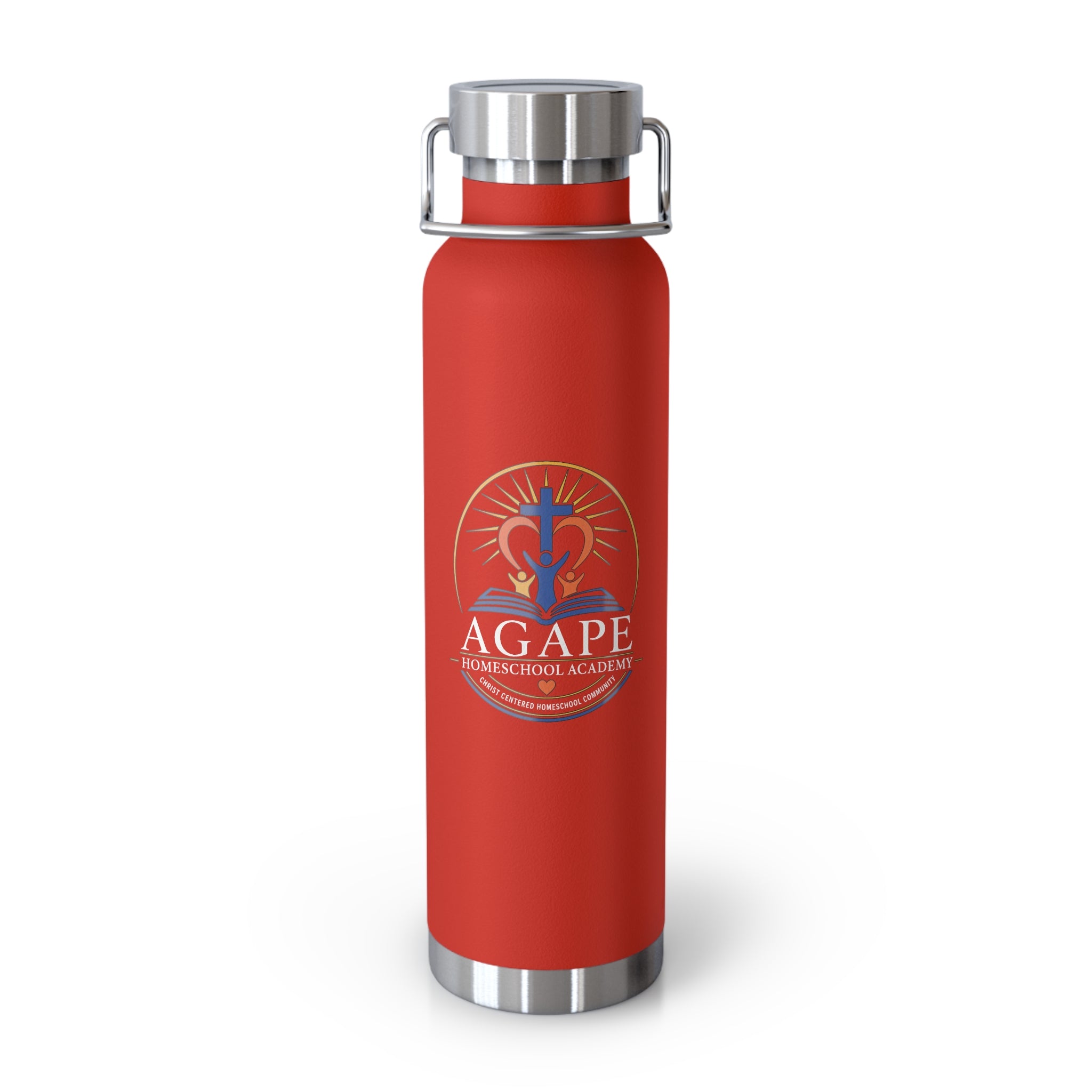 Agape Homeschool Academy Logo 22oz Insulated Water Bottle