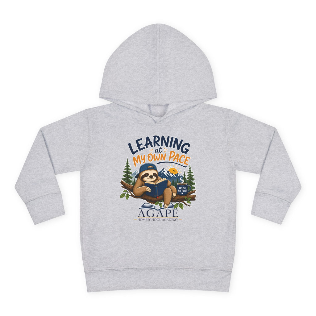 Tots Learning At My Own Pace Sloth Pullover Hoodie