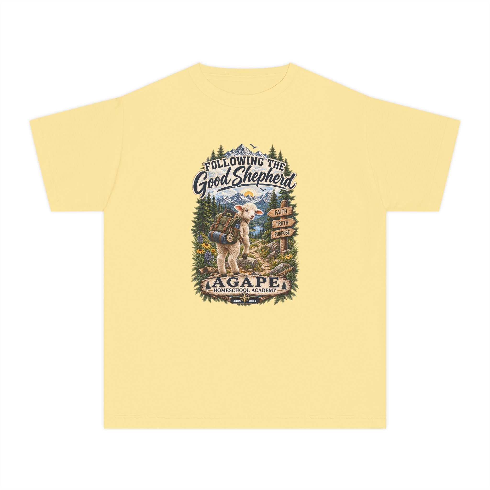 Lambs Agape Homeschool Academy Good Shepherd Tee