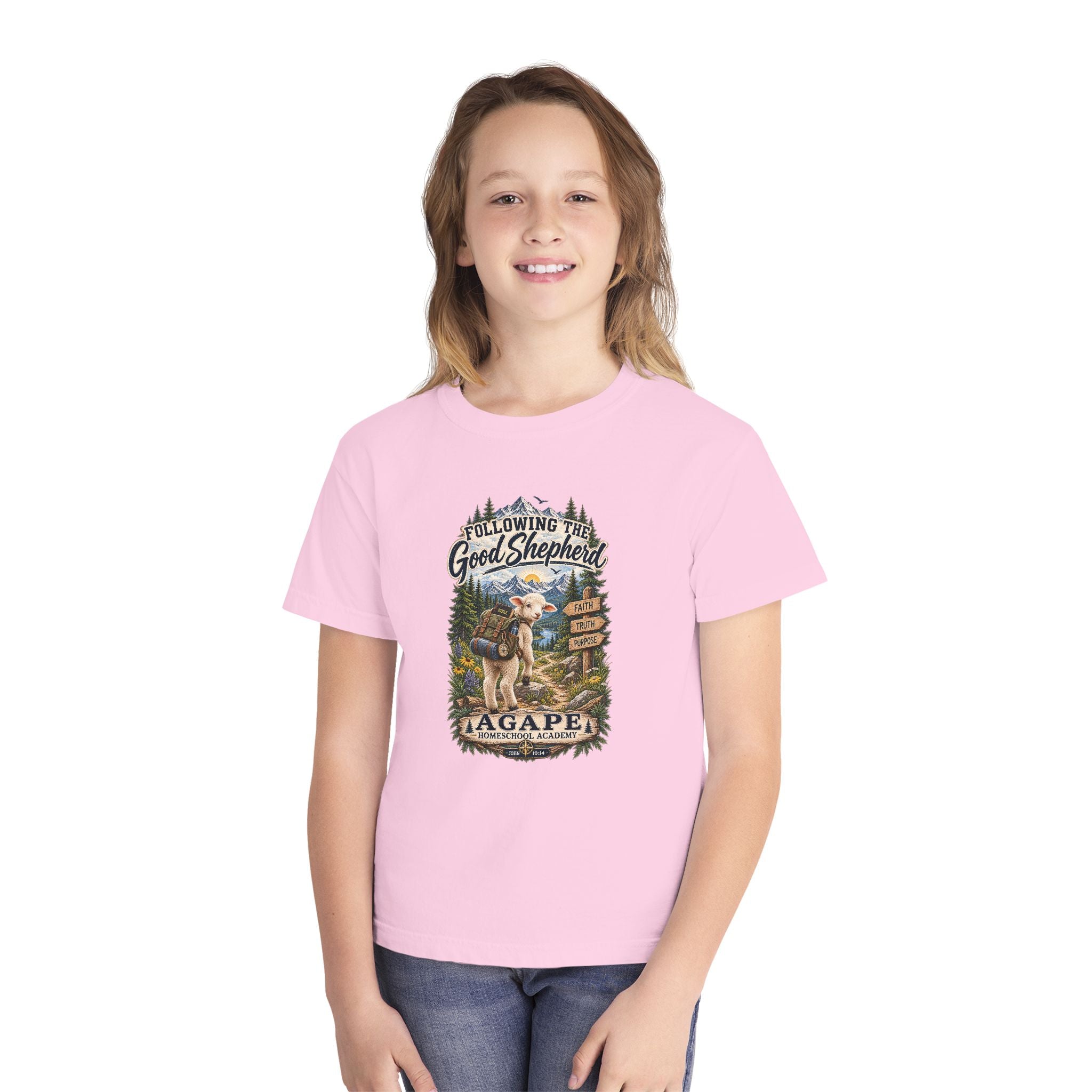 Lambs Agape Homeschool Academy Good Shepherd Tee