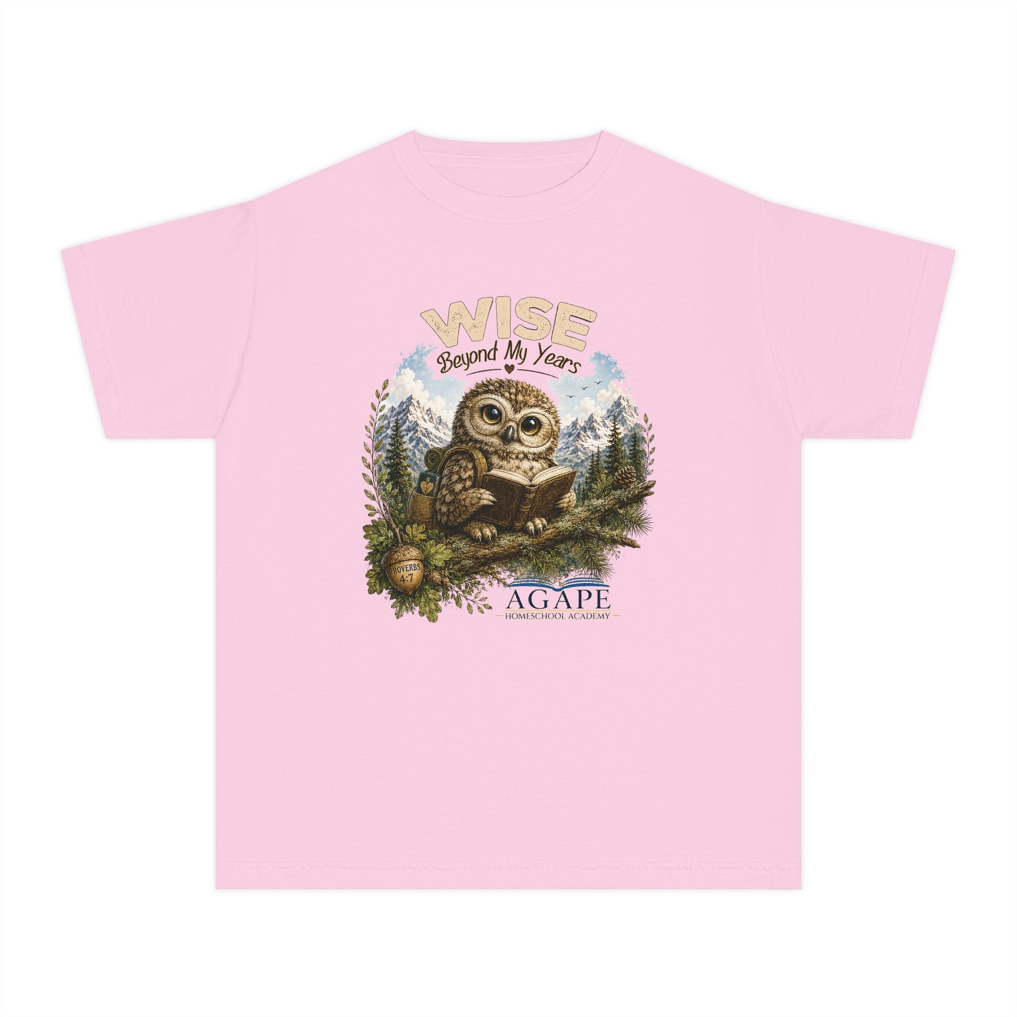 Doves Wise Beyond My Years Owl Tee