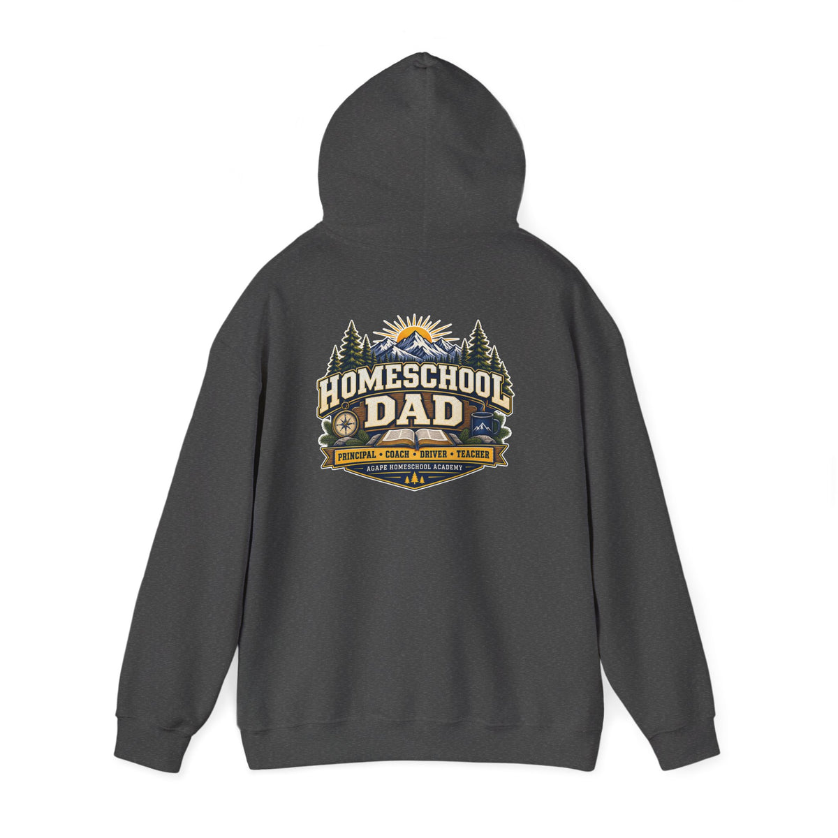 Agape Homeschool Academy Dad Pullover Hoodie