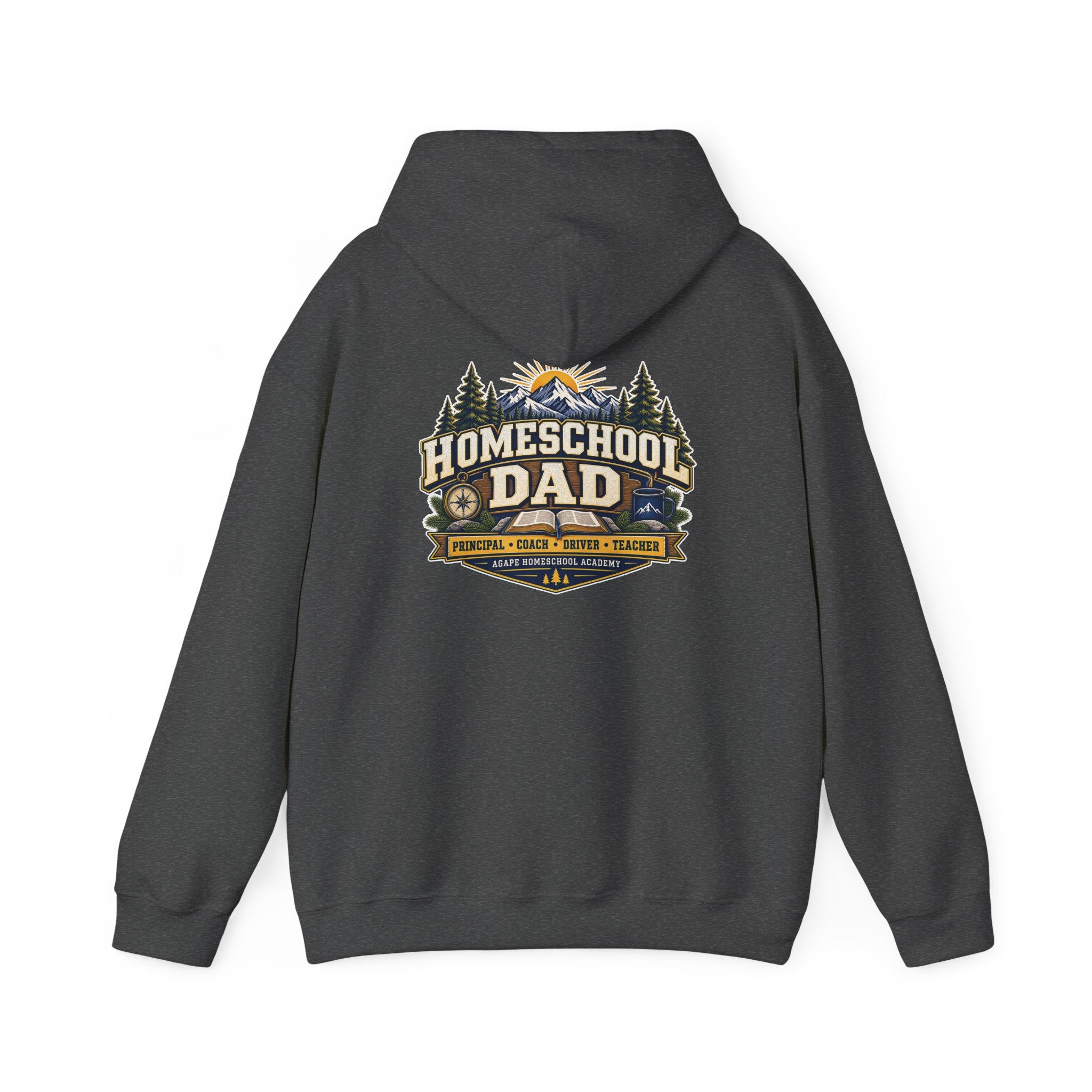 Agape Homeschool Academy Dad Pullover Hoodie