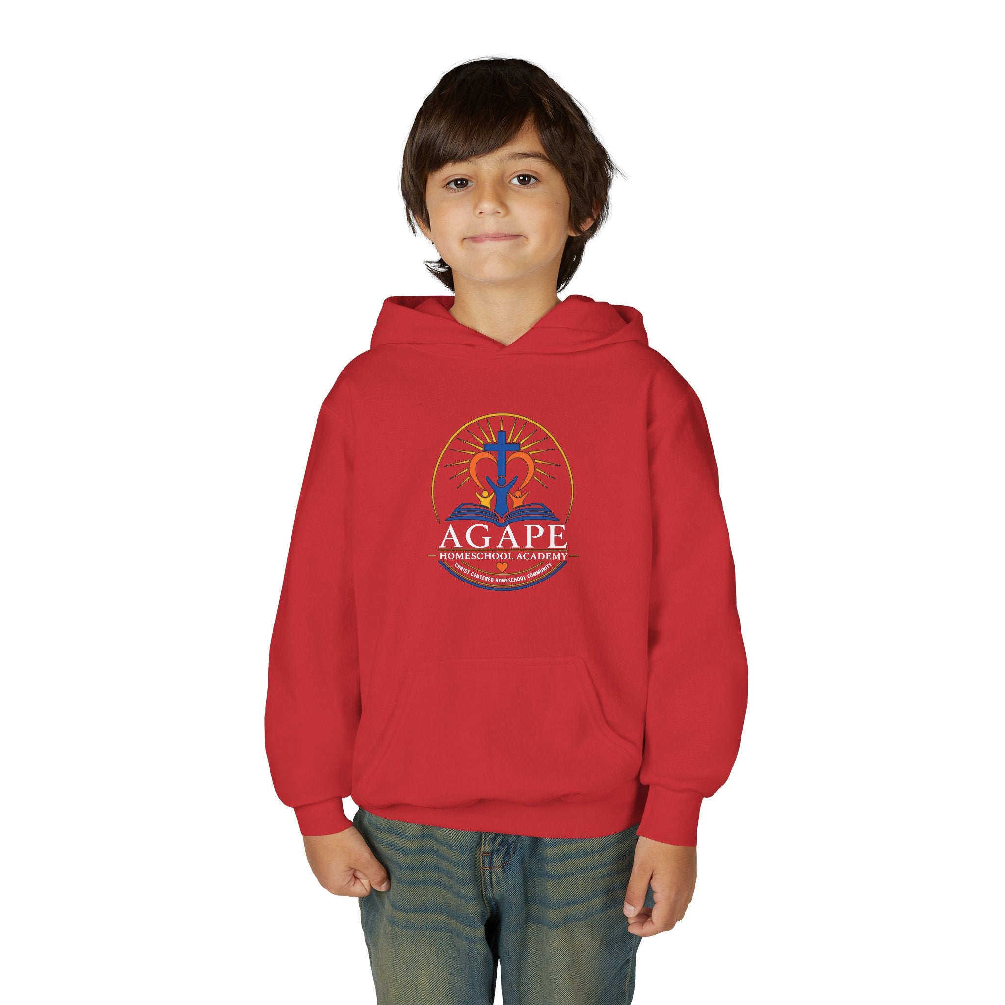Doves Agape Christian Academy Logo Pullover Hoodie