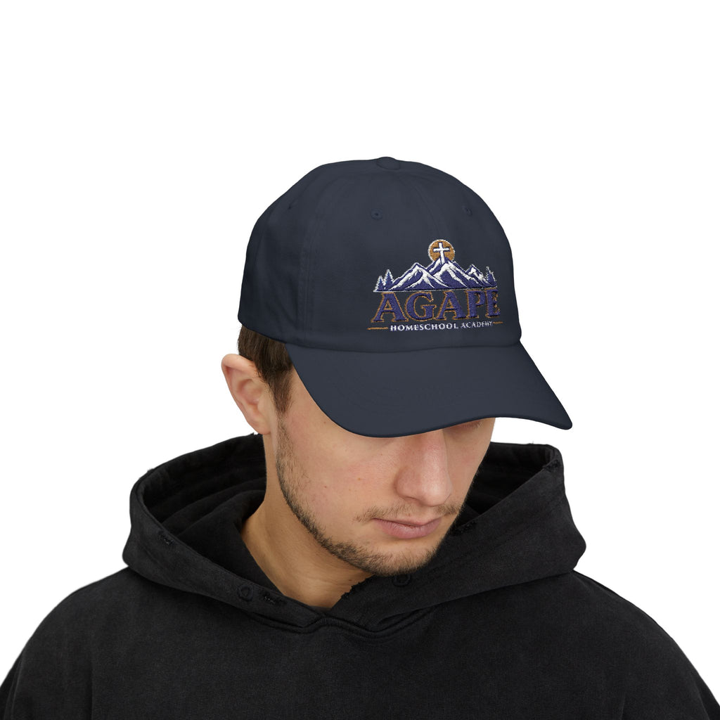 Agape Homeschool Academy Embroidered Mountain Dad Hat