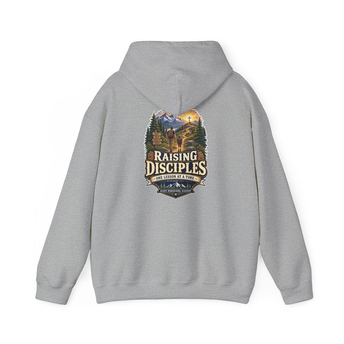 Men's Agape Homeschool Raising Disciples Pullover Hoodie