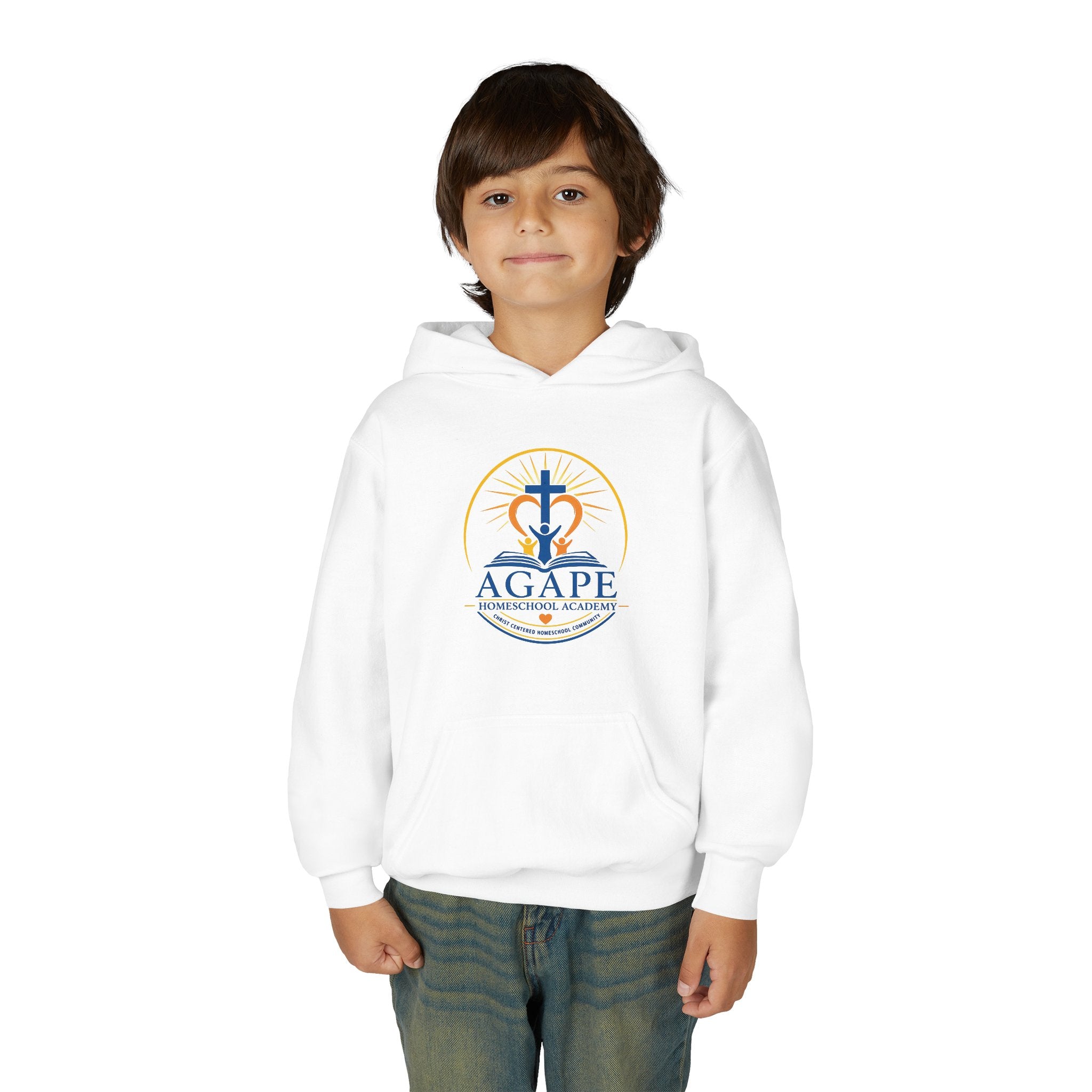 Doves Agape Christian Academy Logo Pullover Hoodie
