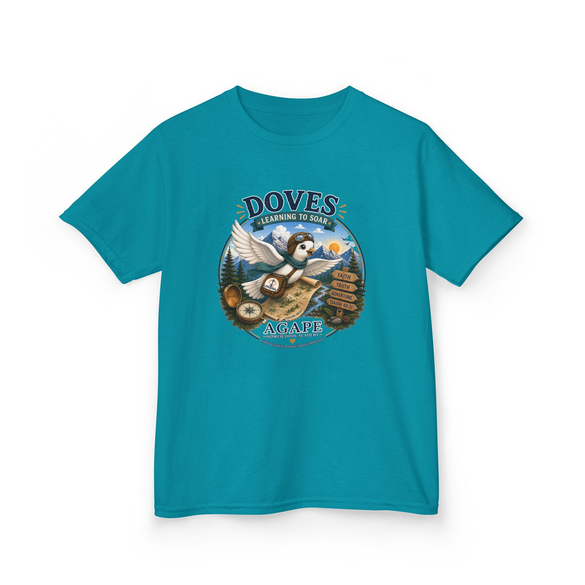 Doves Agape Homeschool Learning to Soar T-Shirt