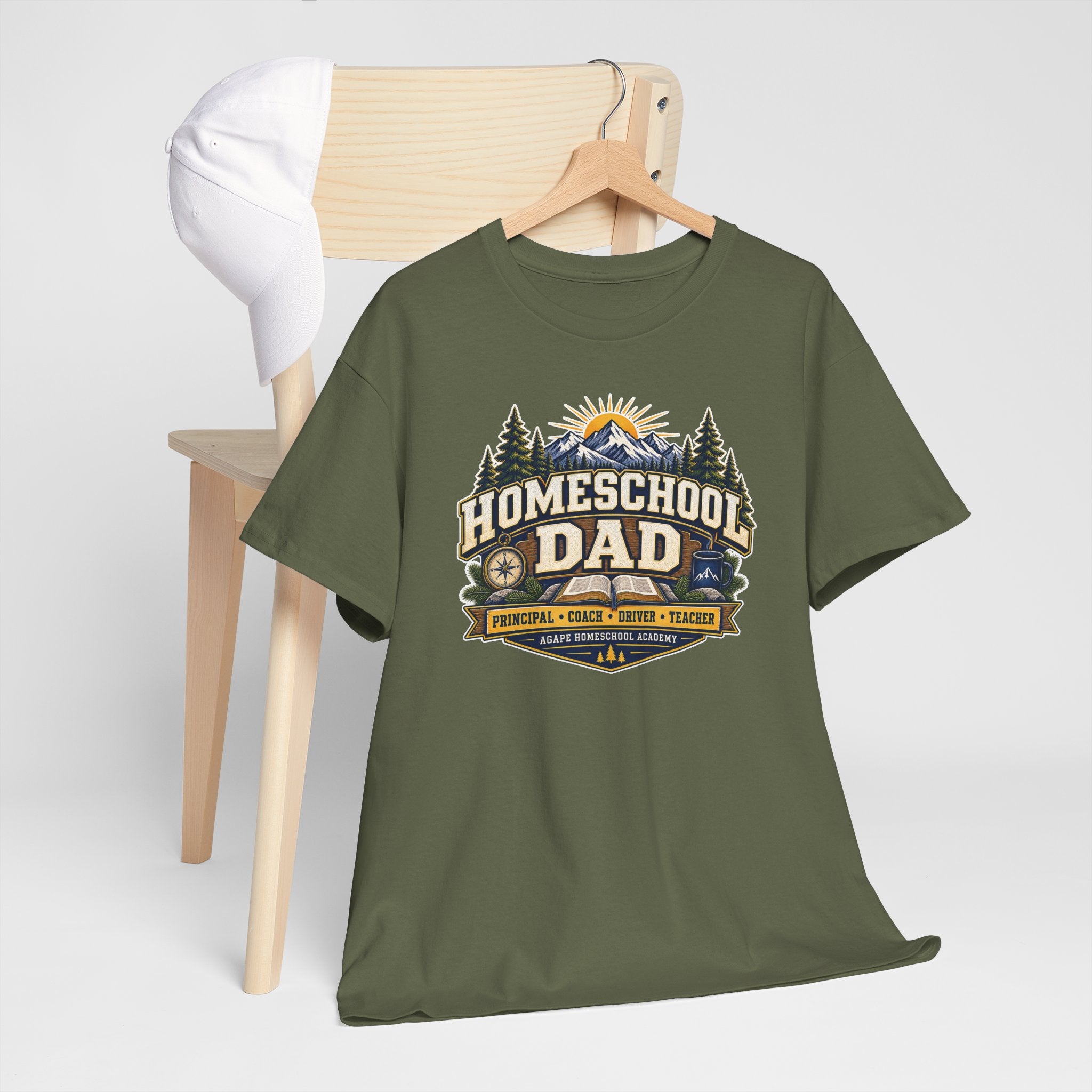Agape Homeschool Academy Dad T-Shirt