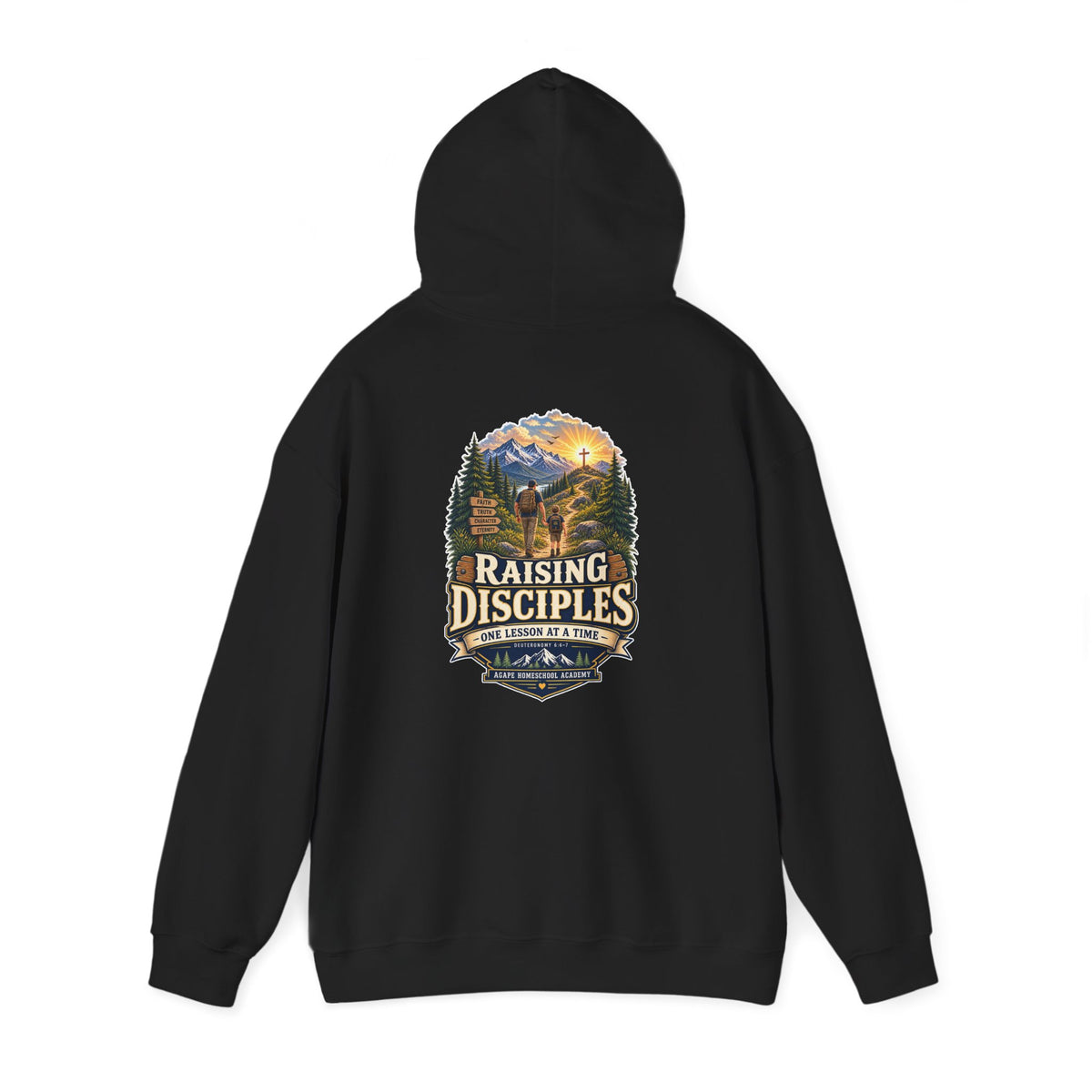 Men's Agape Homeschool Raising Disciples Pullover Hoodie