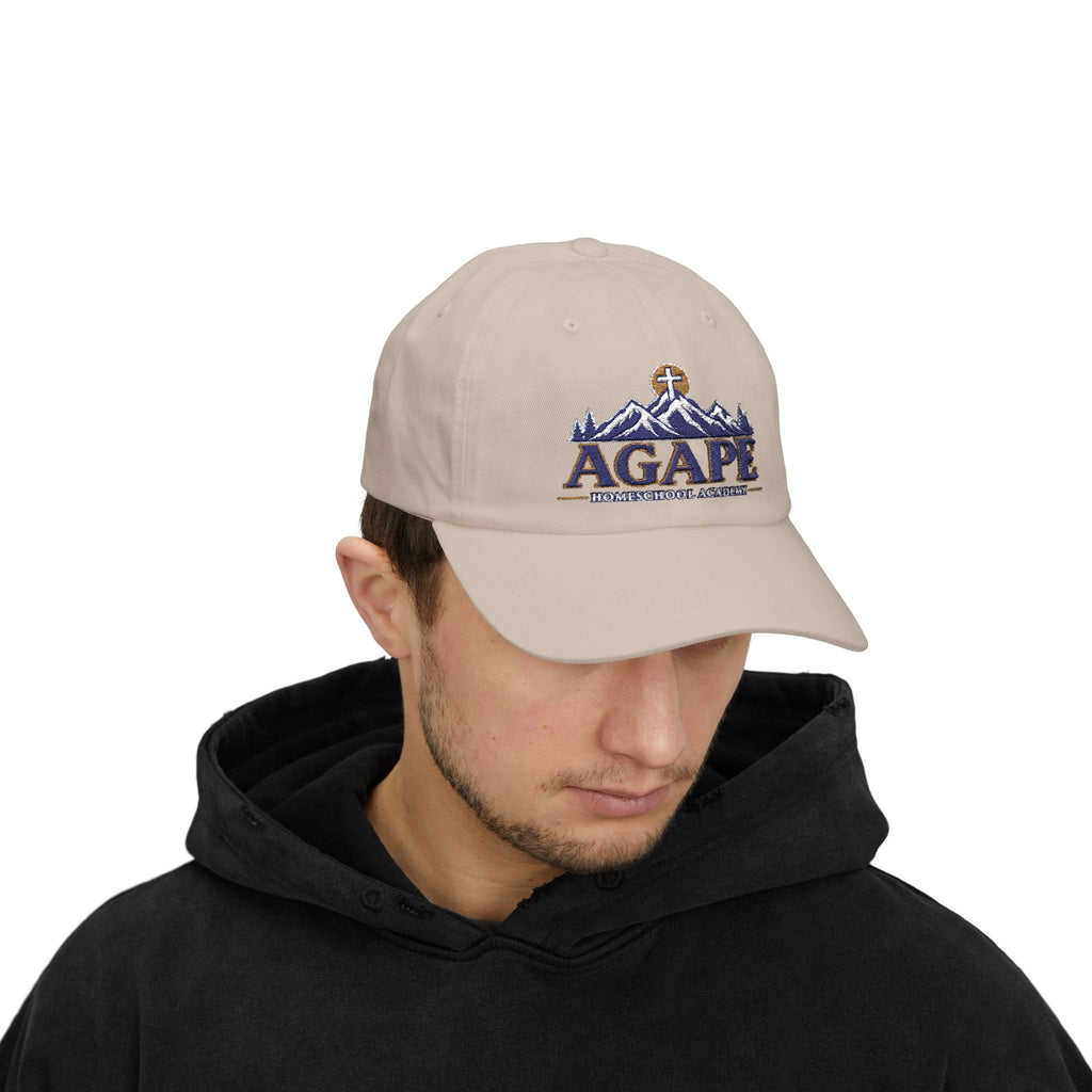 Agape Homeschool Academy Embroidered Mountain Dad Hat