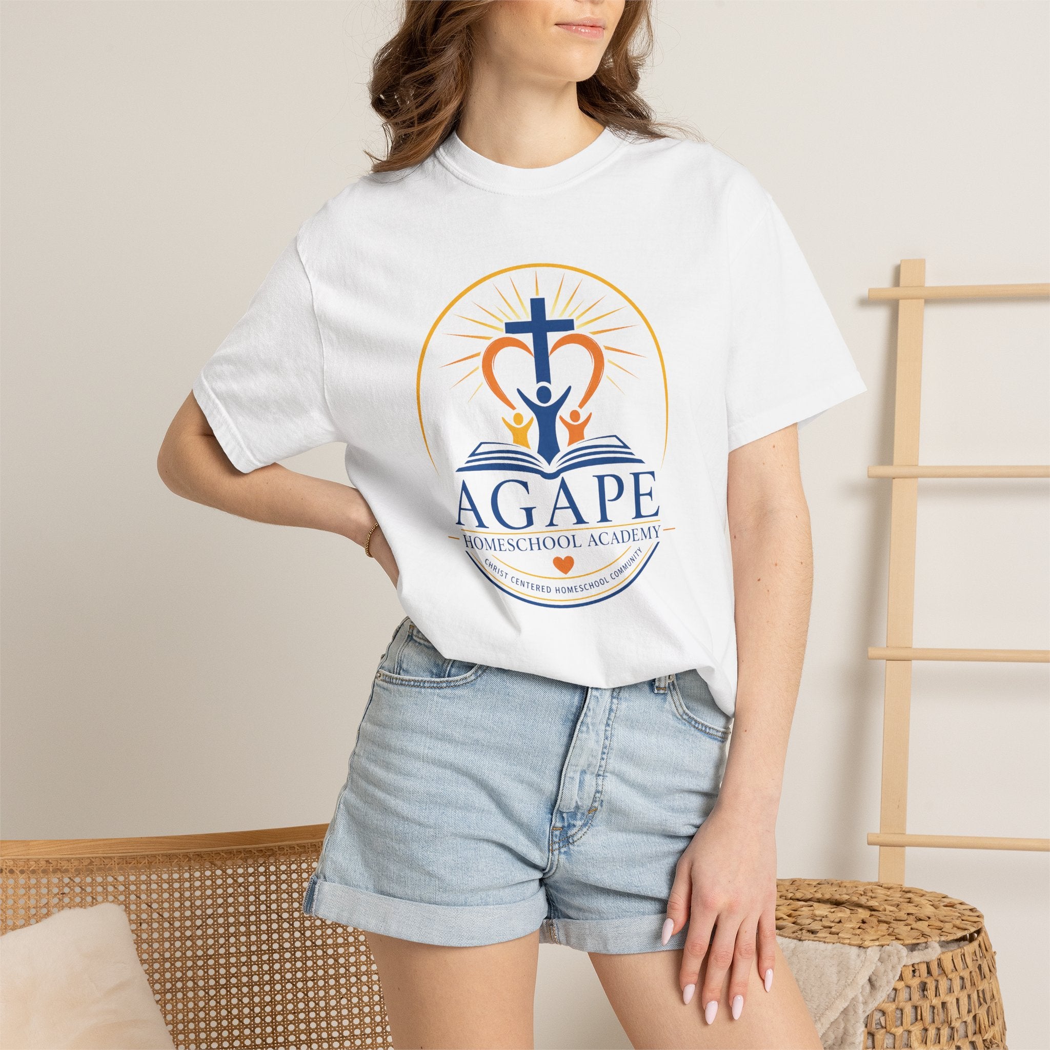 Lions Agape Homeschool Academy Logo Tee