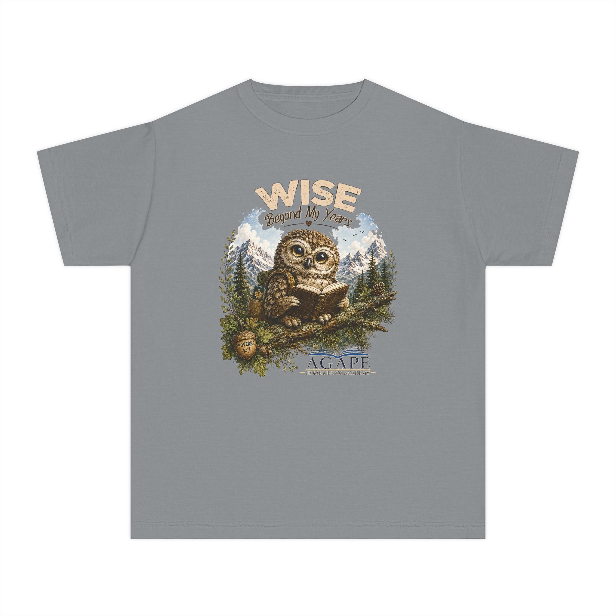 Doves Wise Beyond My Years Owl Tee