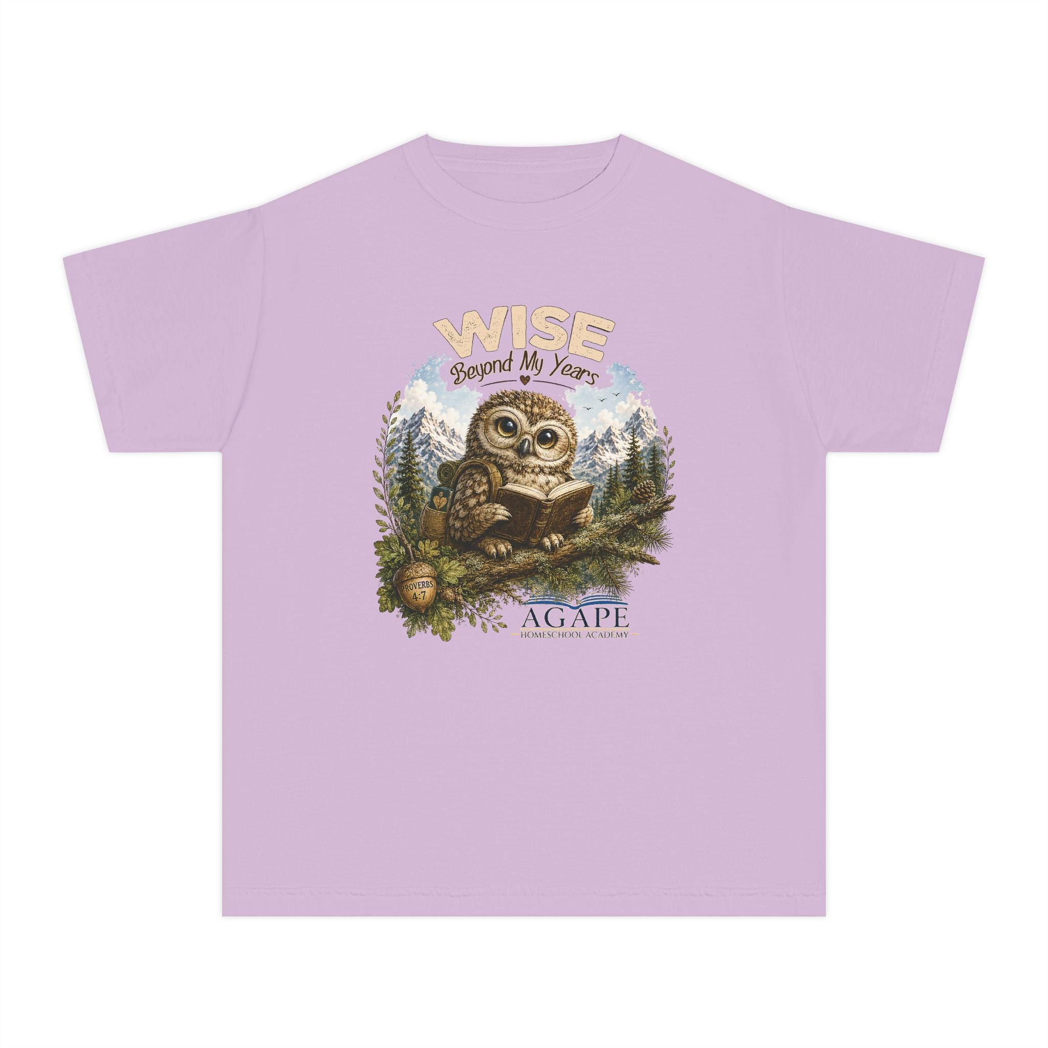 Doves Wise Beyond My Years Owl Tee