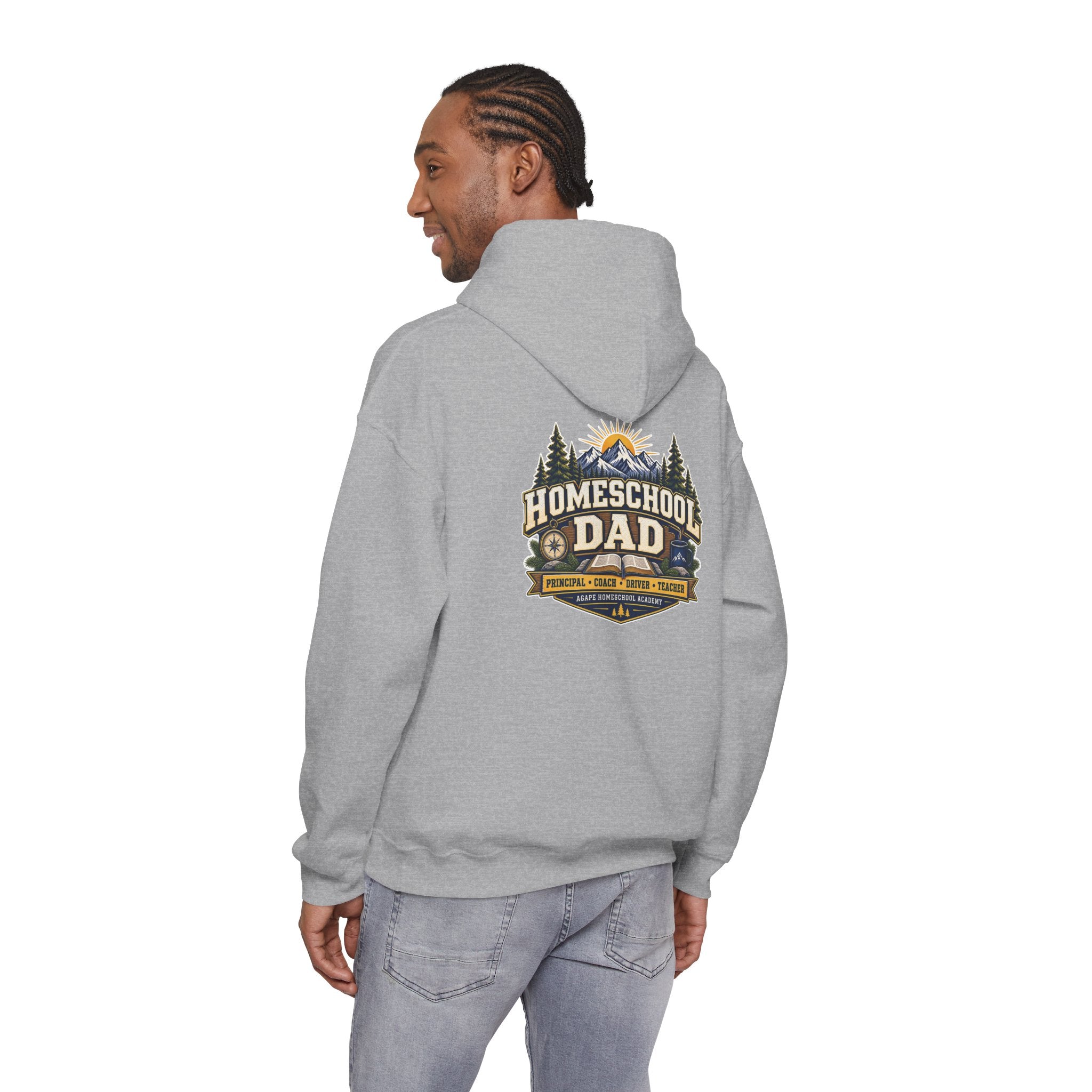 Agape Homeschool Academy Dad Pullover Hoodie