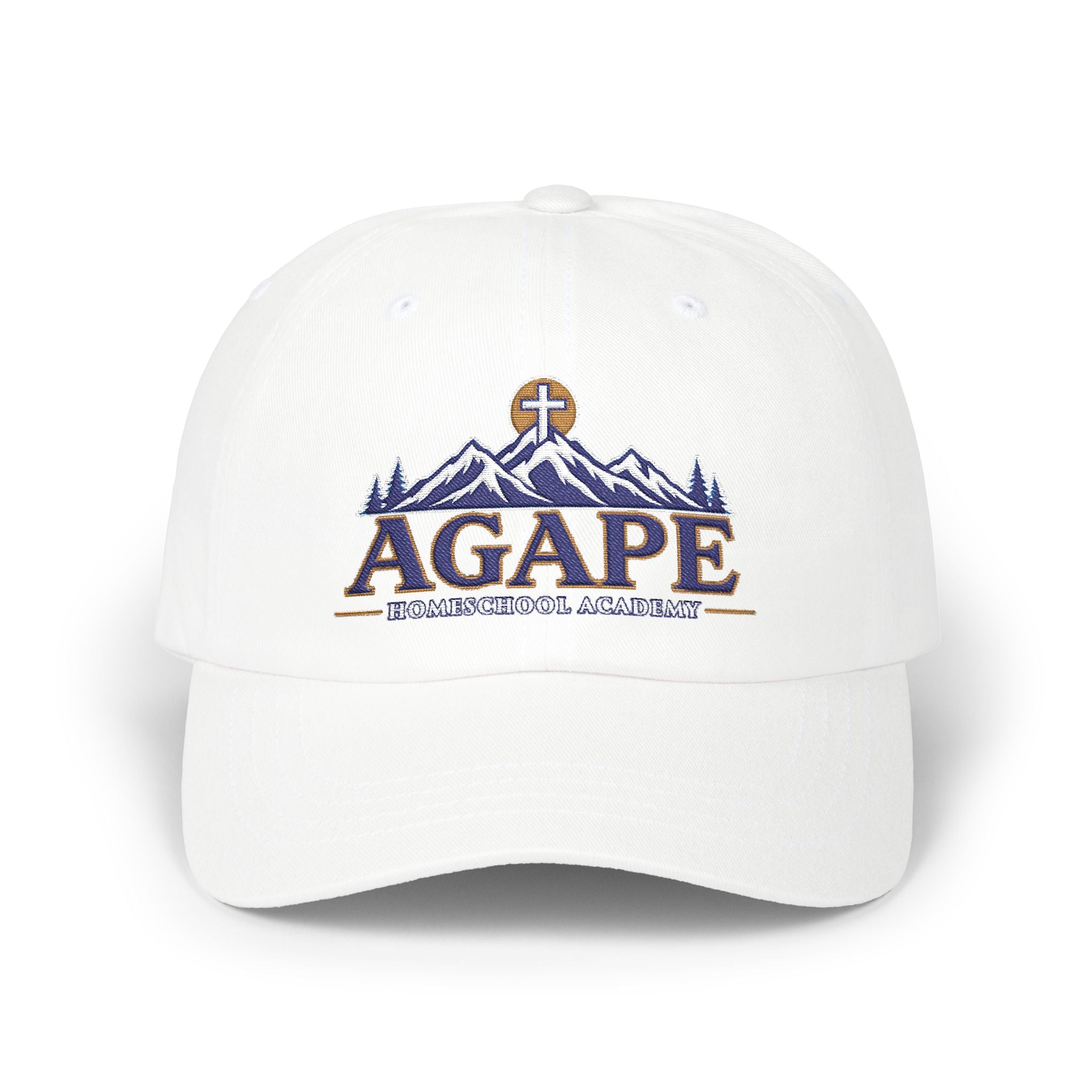 Agape Homeschool Academy Embroidered Mountain Dad Hat