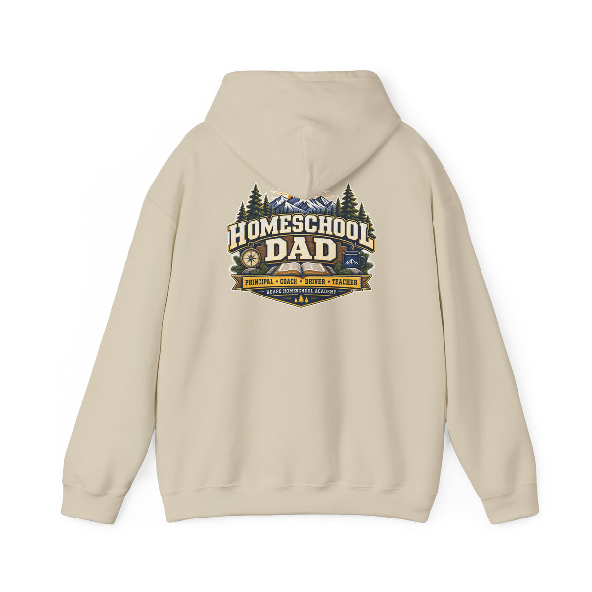 Agape Homeschool Academy Dad Pullover Hoodie
