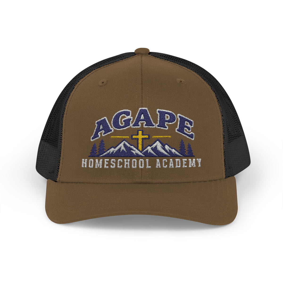 Agape Homeschool Academy Mountain Cross Trucker Hat