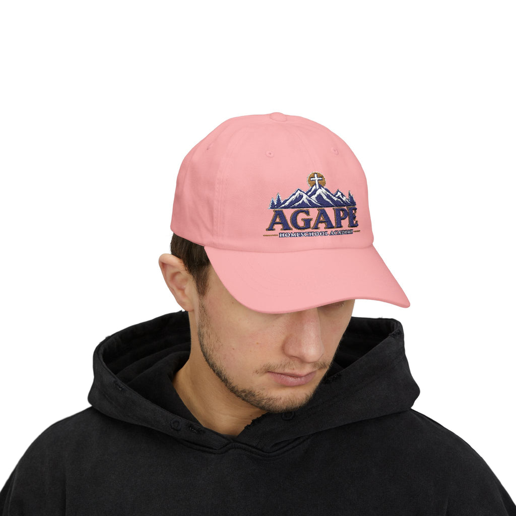 Agape Homeschool Academy Embroidered Mountain Dad Hat